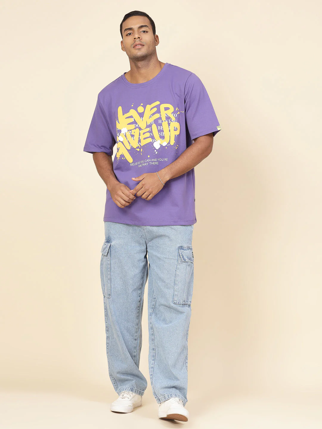 Men Printed Oversized T-Shirt - Image 5