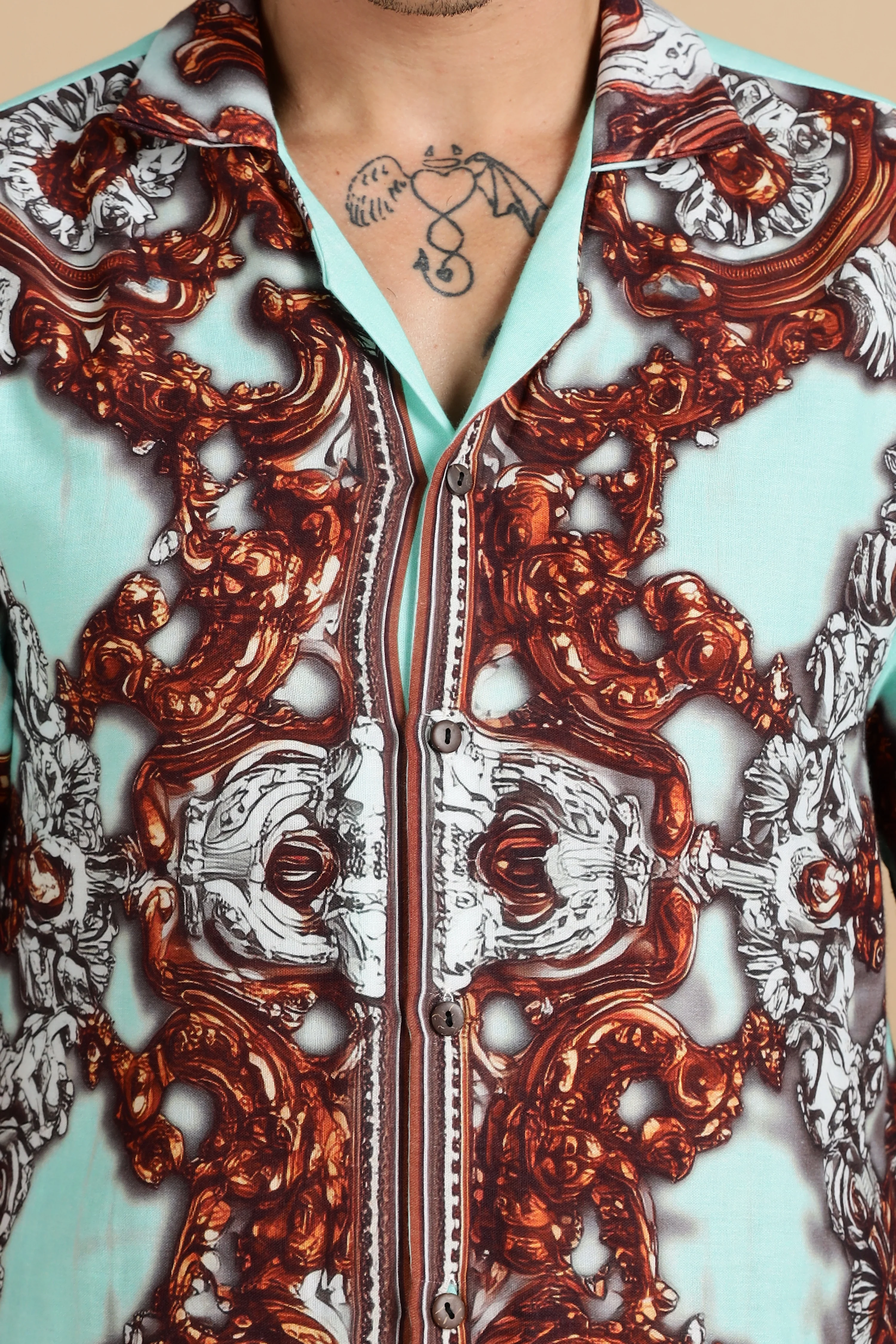 Men Jade 100% Gauge Cotton Shirt - Image 4