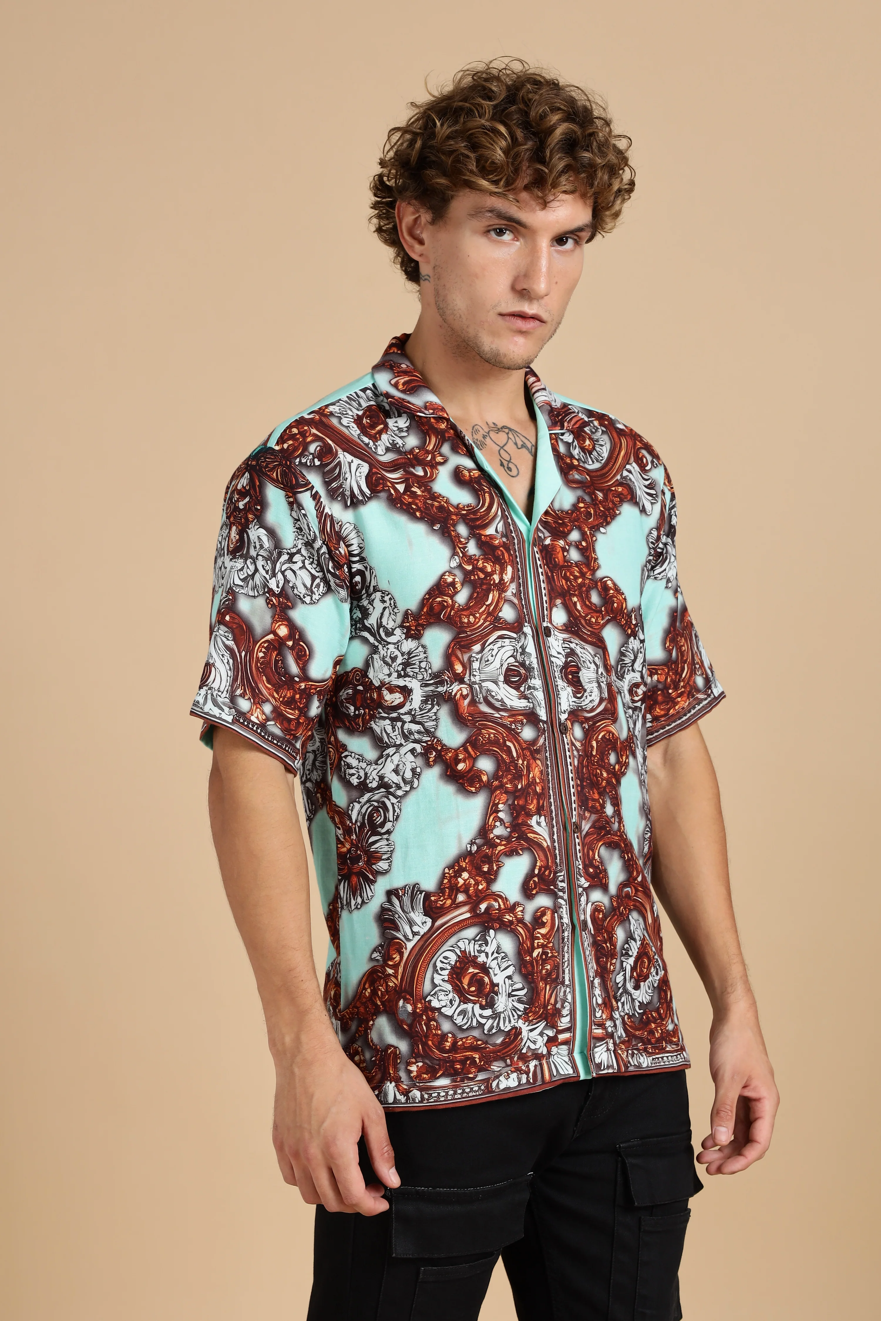 Men Jade 100% Gauge Cotton Shirt - Image 5