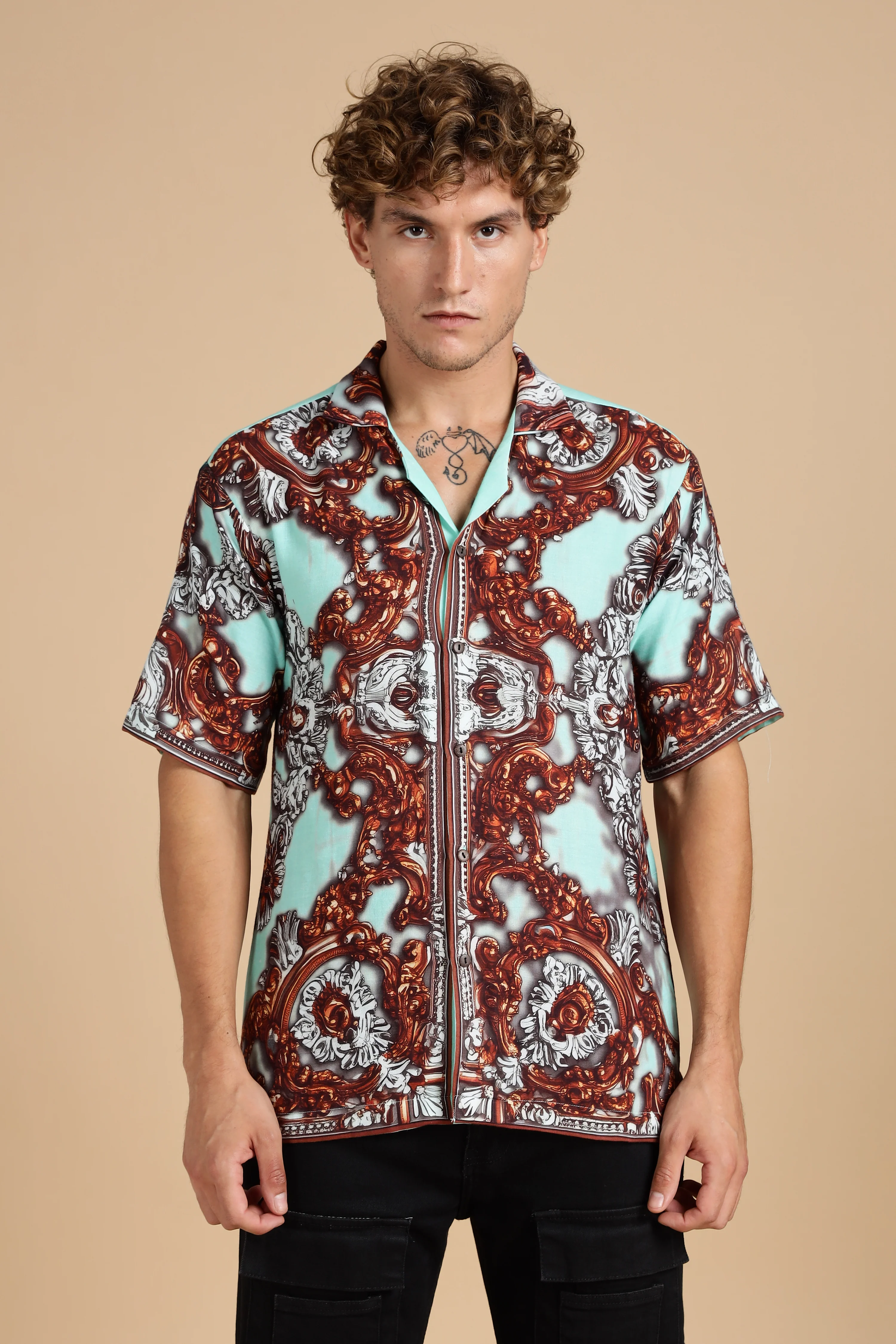 Men Jade 100% Gauge Cotton Shirt - Image 9