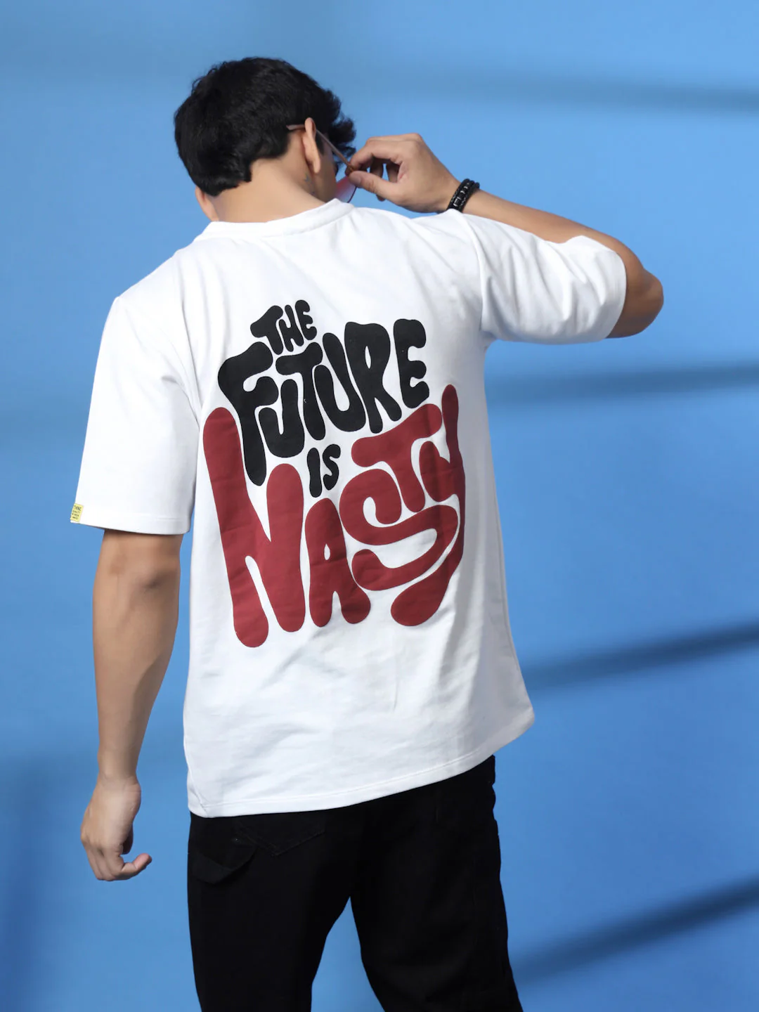 Men Jade Terry Oversized Printed Tshirt - Image 2