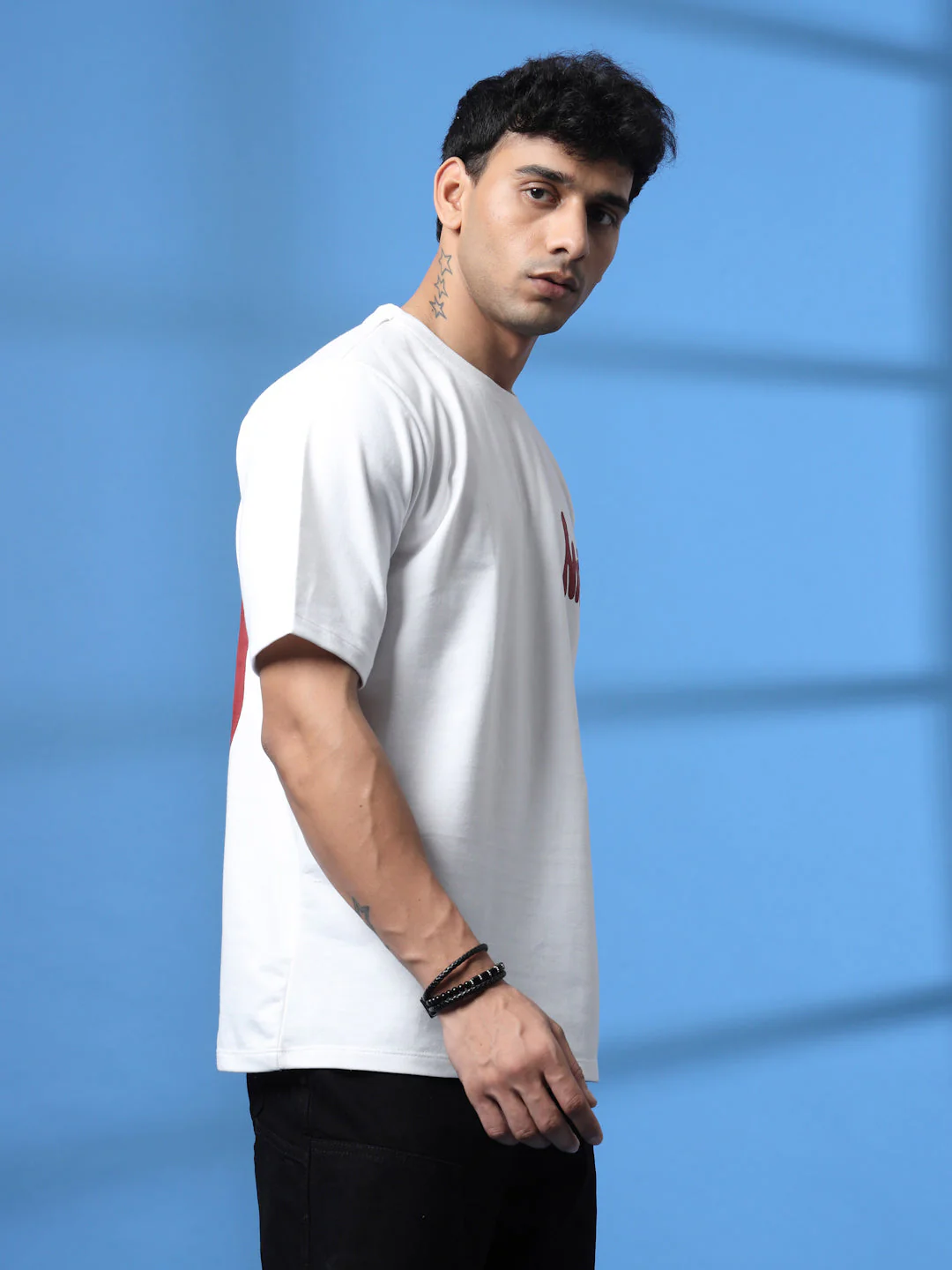 Men Jade Terry Oversized Printed Tshirt - Image 3