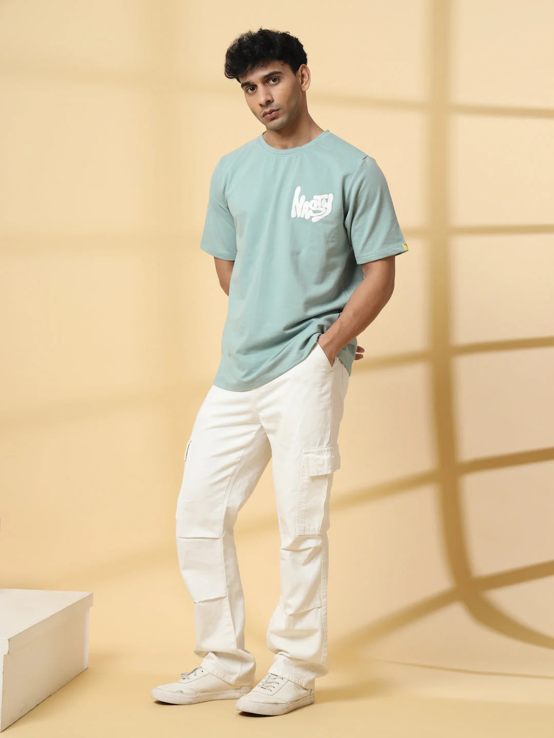 Men Jade Terry Oversized Printed Tshirt - Image 3