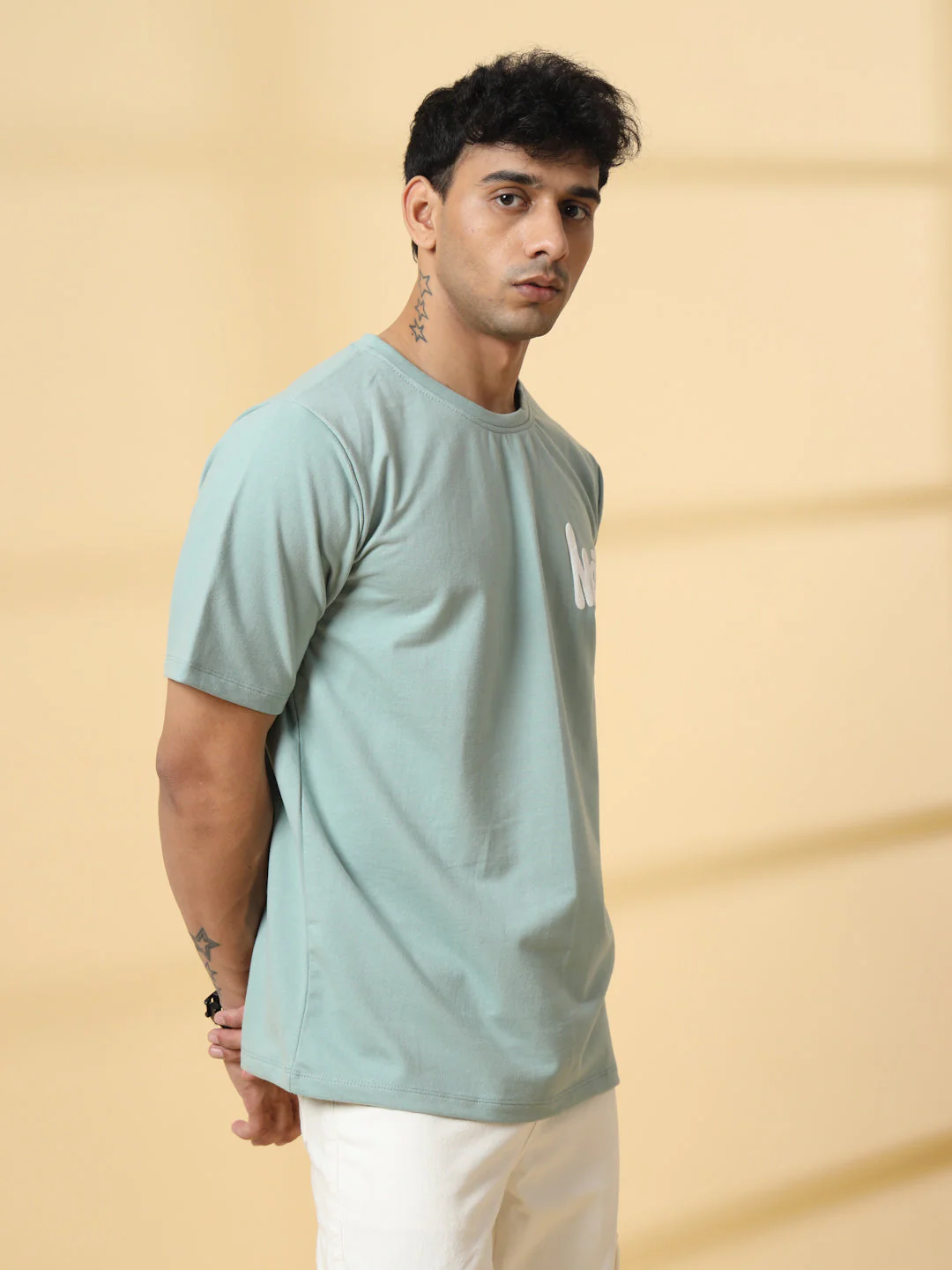 Men Jade Terry Oversized Printed Tshirt - Image 4
