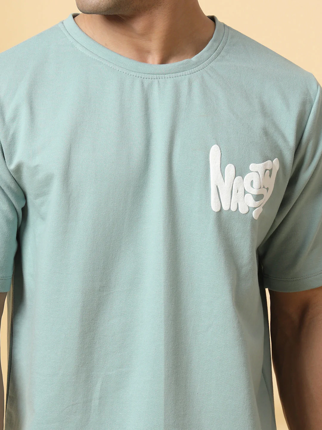 Men Jade Terry Oversized Printed Tshirt - Image 5
