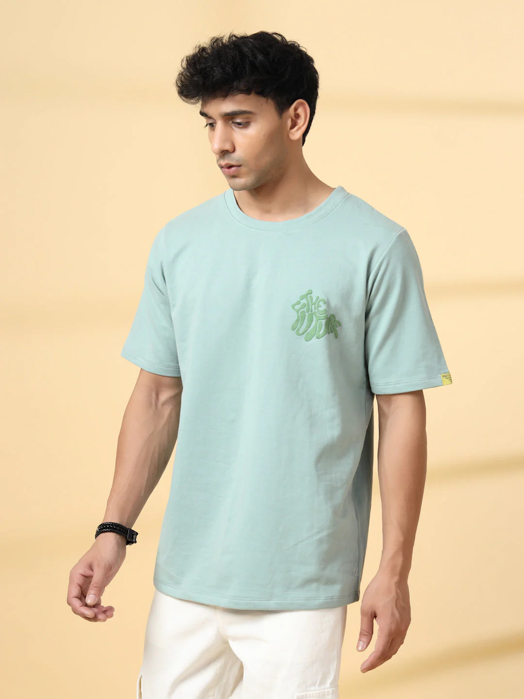 Men Jade Typography Oversized Tshirt - Image 4