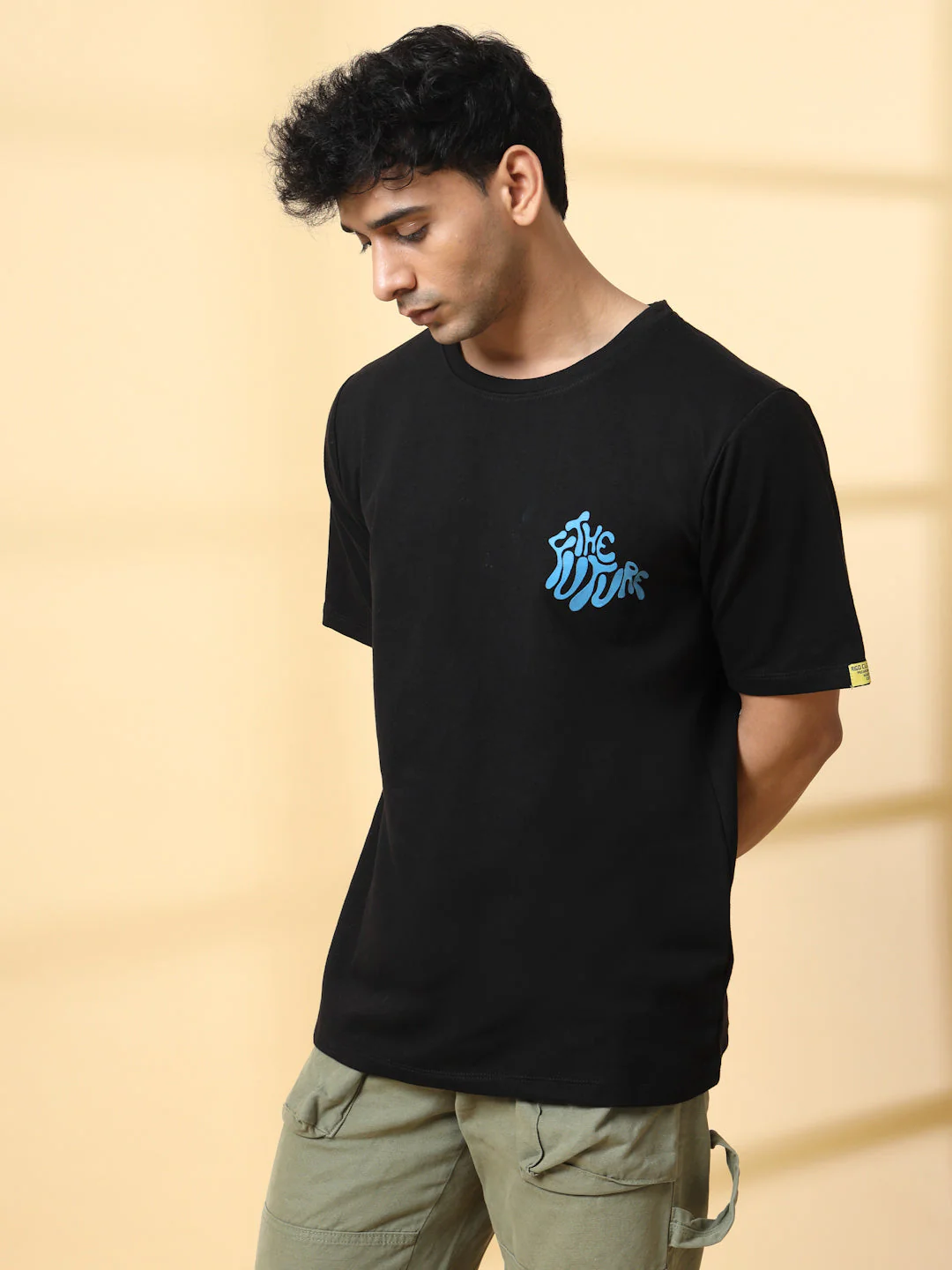 Men Jade Typography Oversized T-Shirt - Image 4