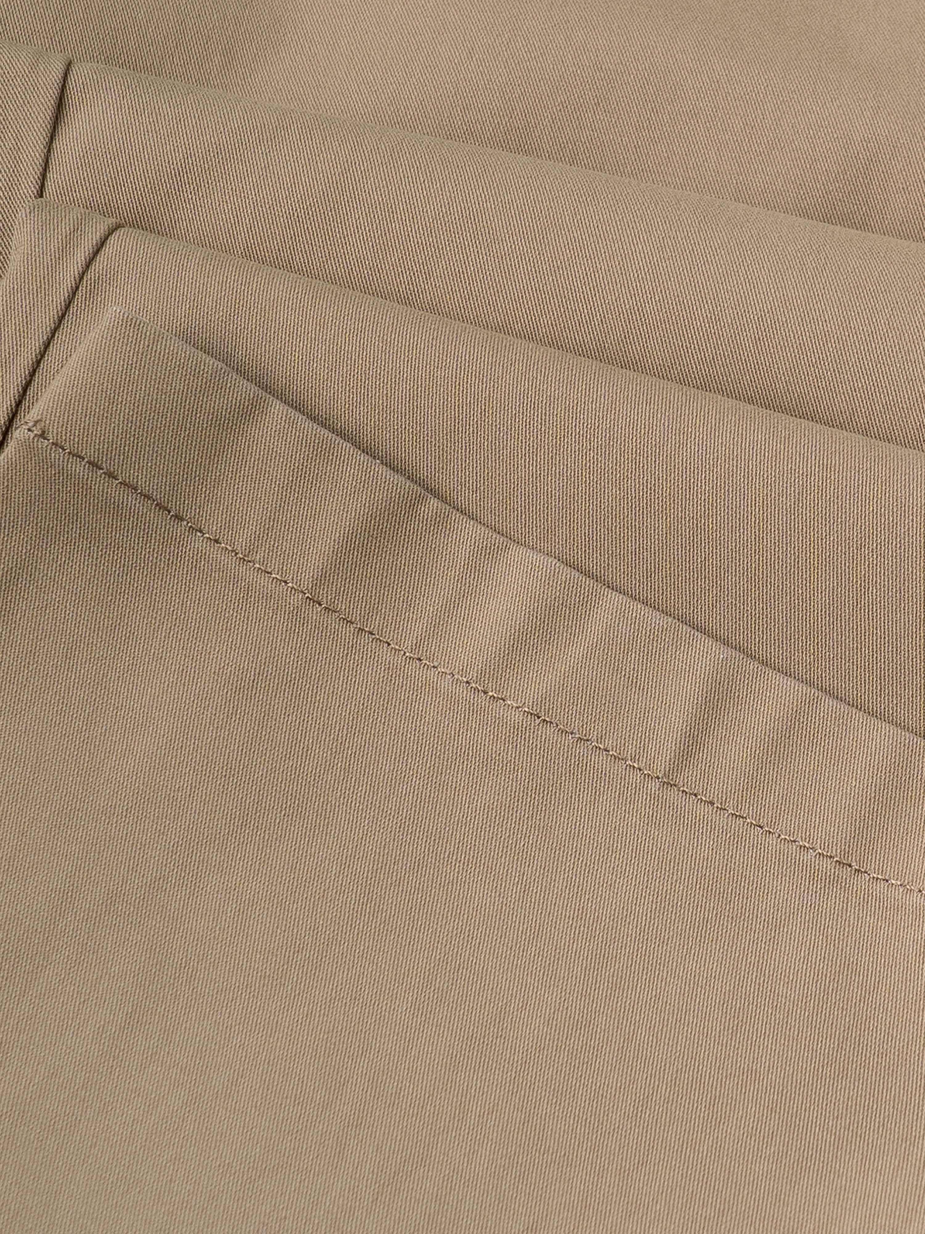 Men Khaki Smart Slim Fit Chinos - Image 8