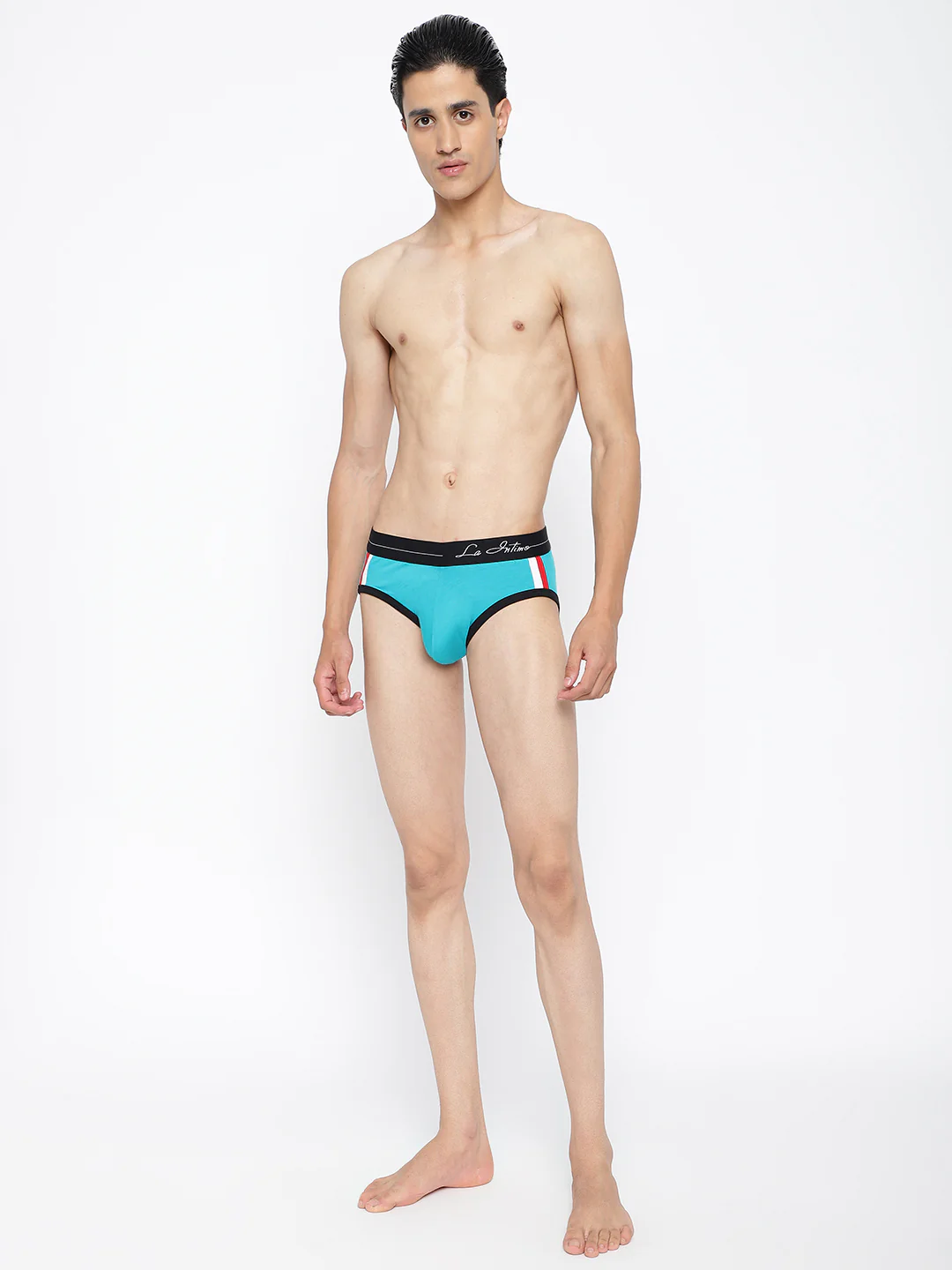 Men Double Striped Classic Brief - Image 4