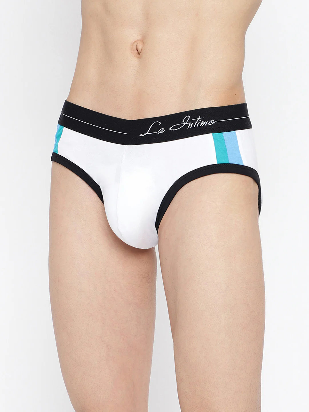 Men Double Striped Classic Brief - Image 3