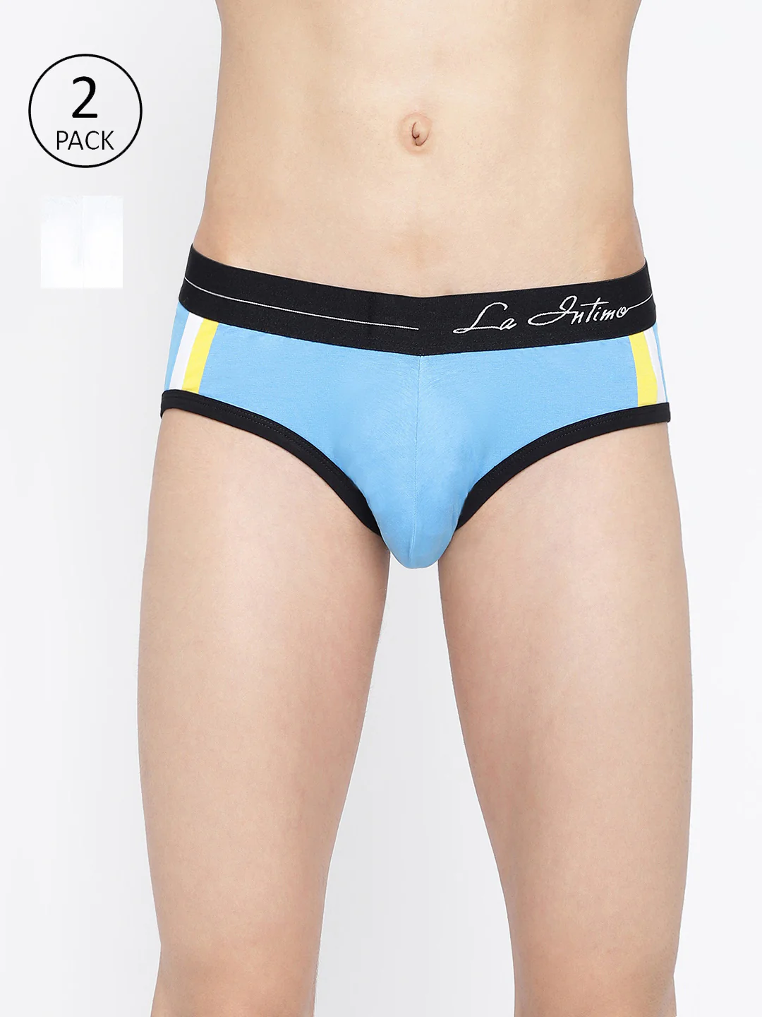 Men Double Striped Brief (Pack of 2)