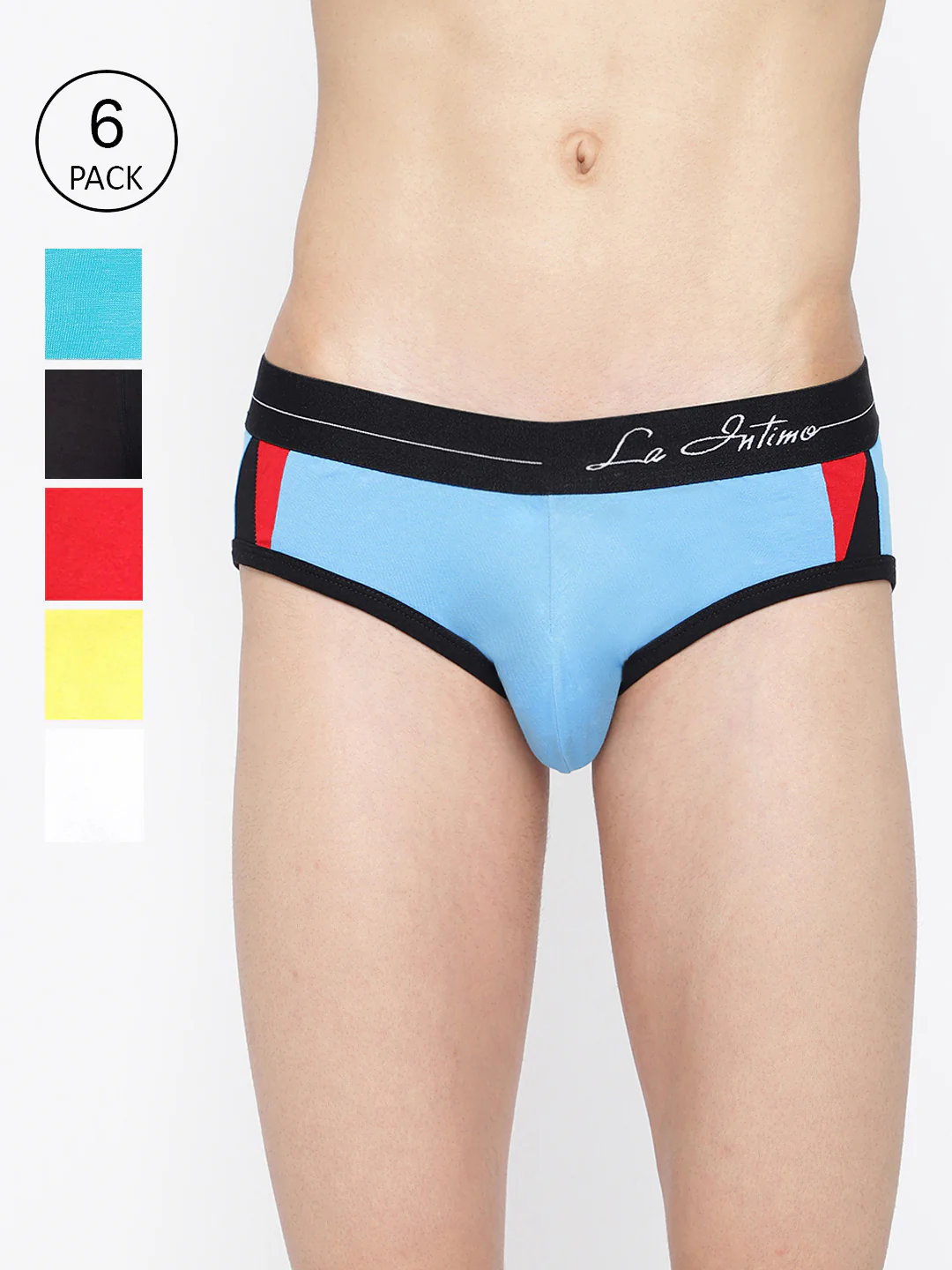 Men Modern Pattern Brief (Pack of 6)