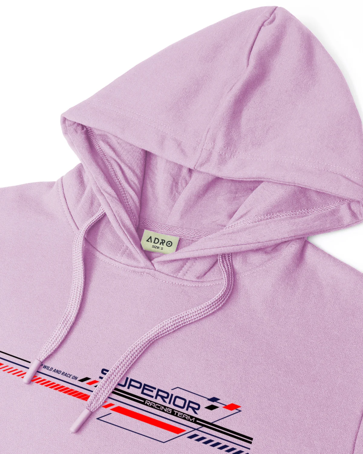 Men Lavender Long Lasting Printed Hoodie - Image 7
