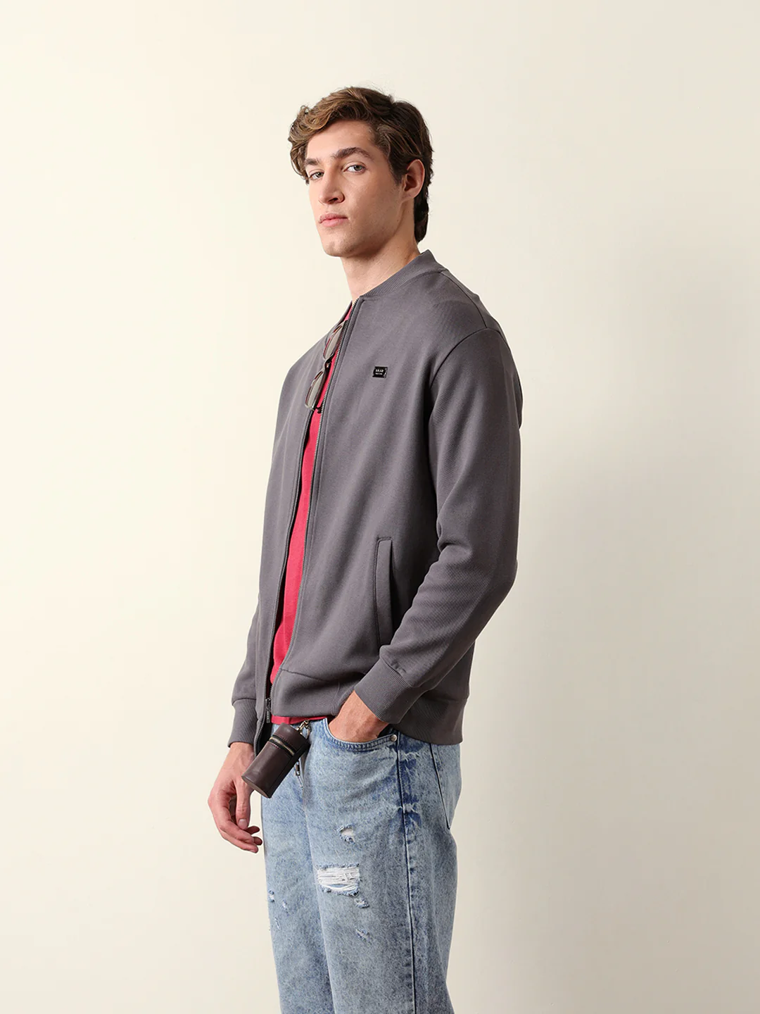 Men Lightweight Outdoor Bomber Jacket - Image 4