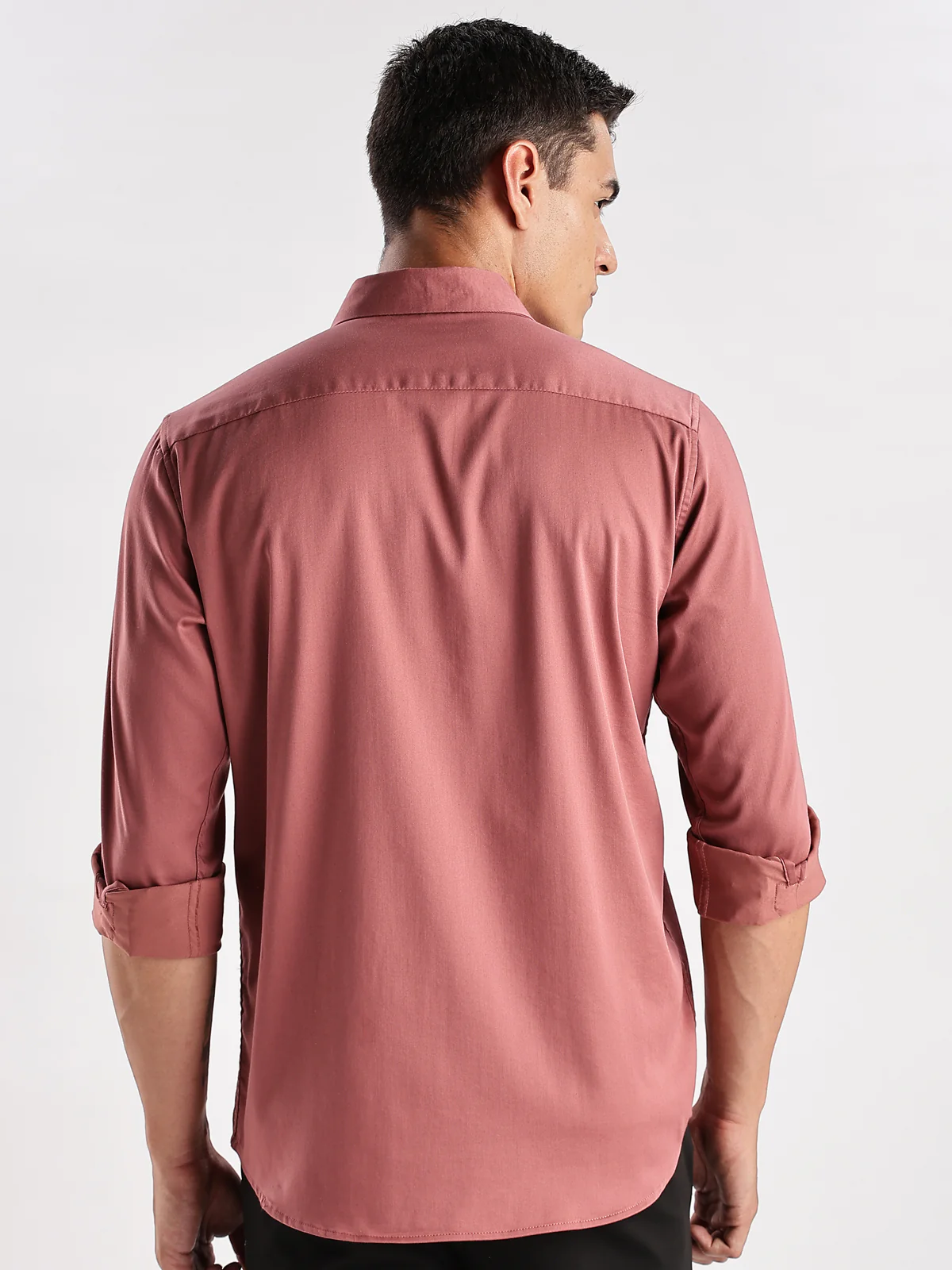 Men Mauve Casual Shirt - Image 2