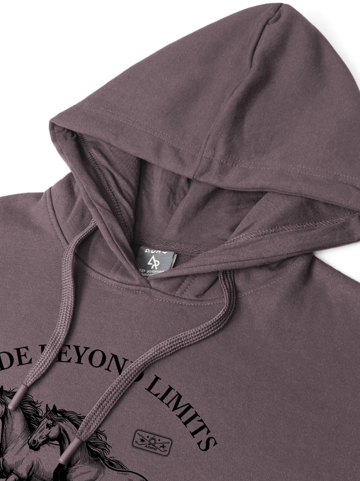 Men Lilac Printed Hoodie - Image 5