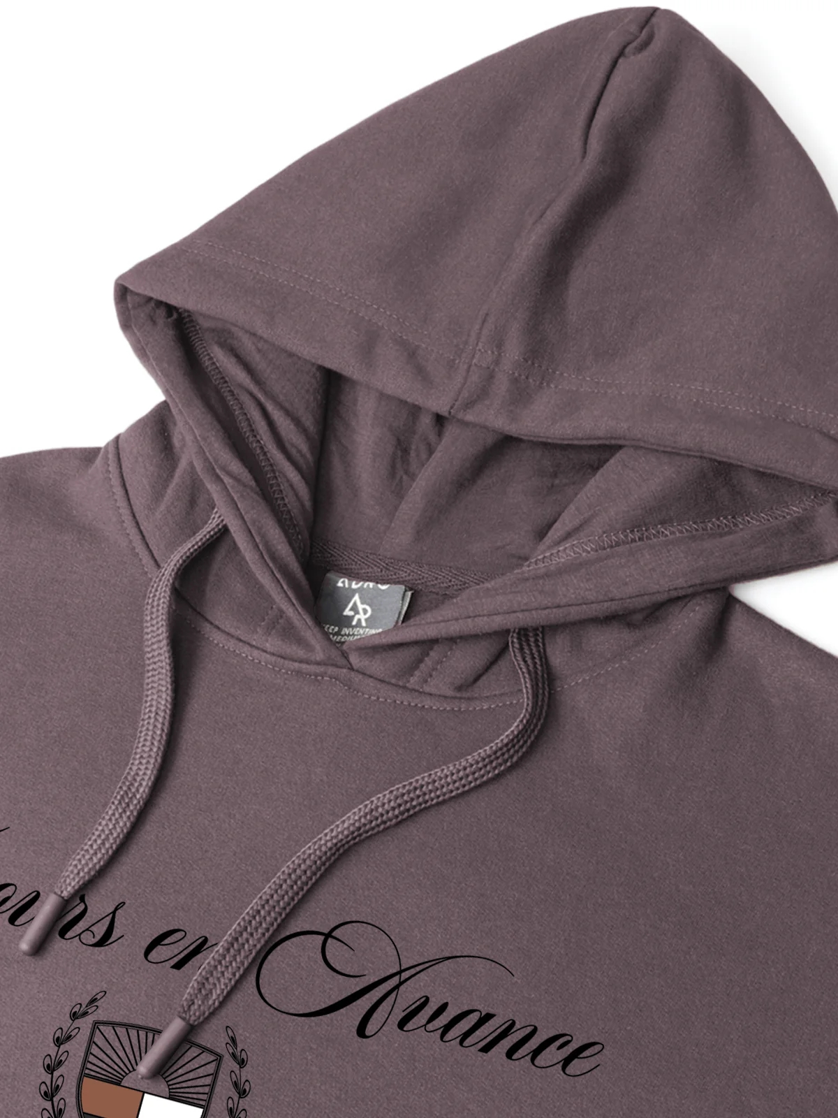 Men Lavender Printed Hoodie - Image 3