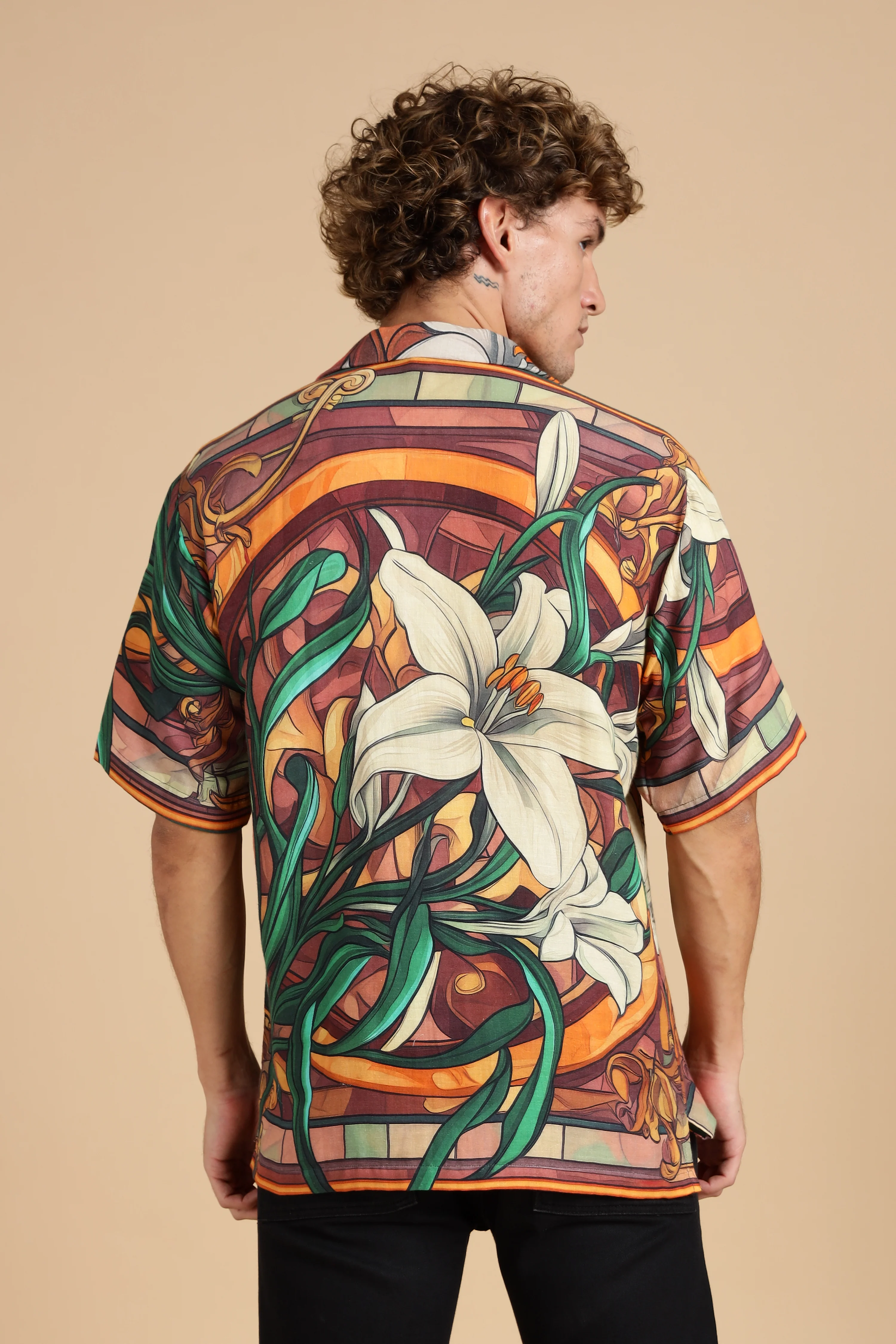 Men Lilaire Gauge Cotton Shirt - Image 4