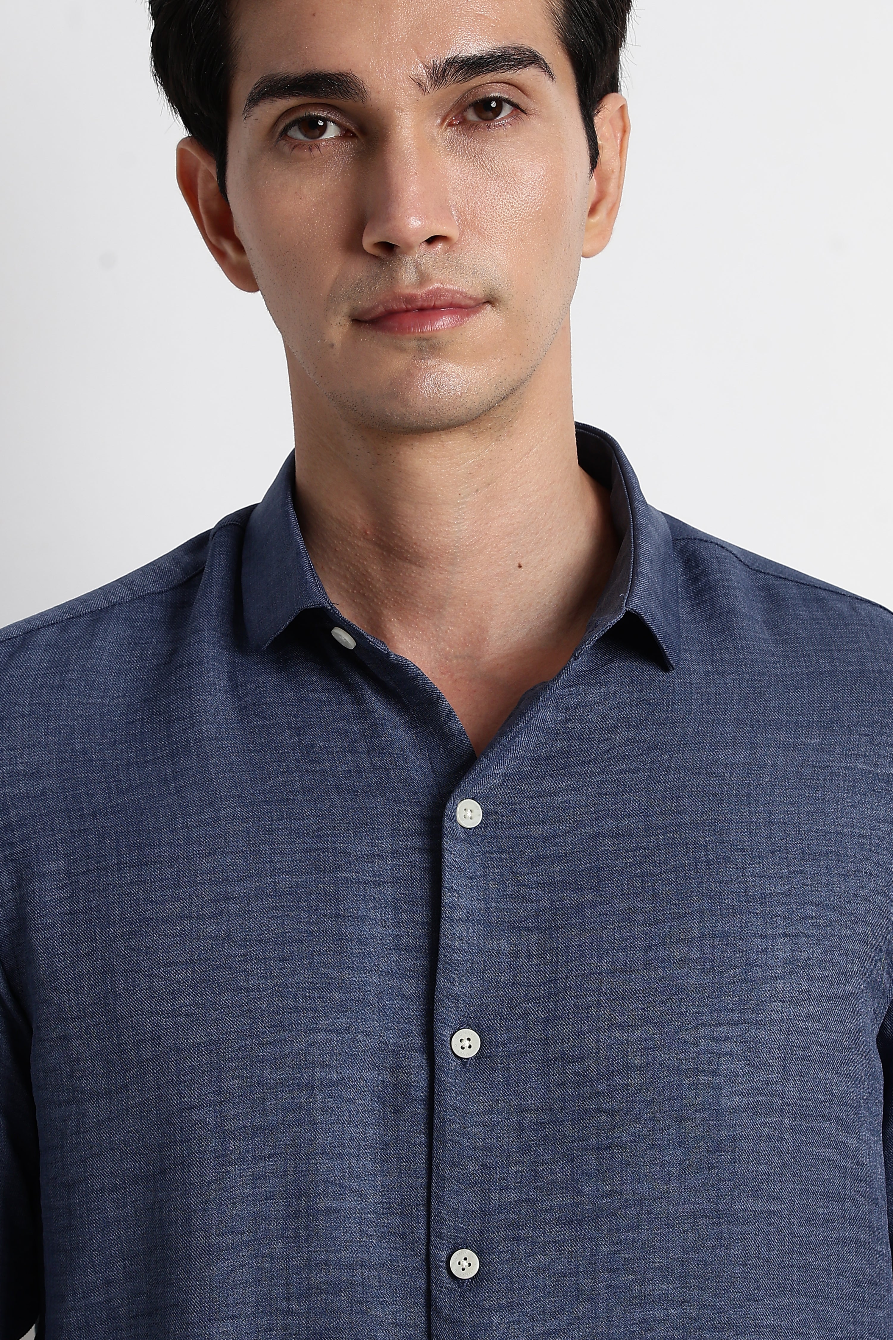 Men Linen-Blend Shirt - Image 4