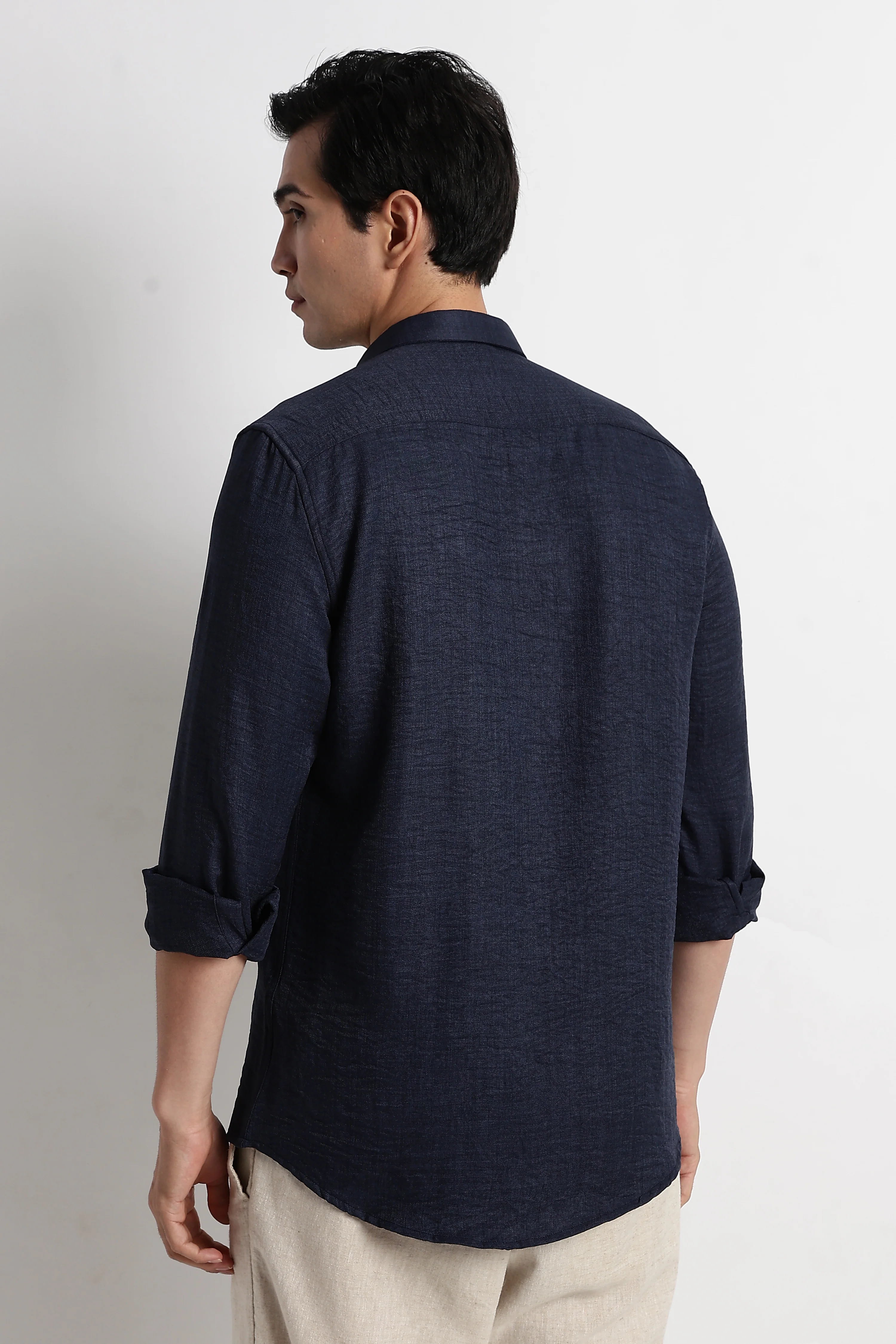 Men Linen-Blend Shirt - Image 10