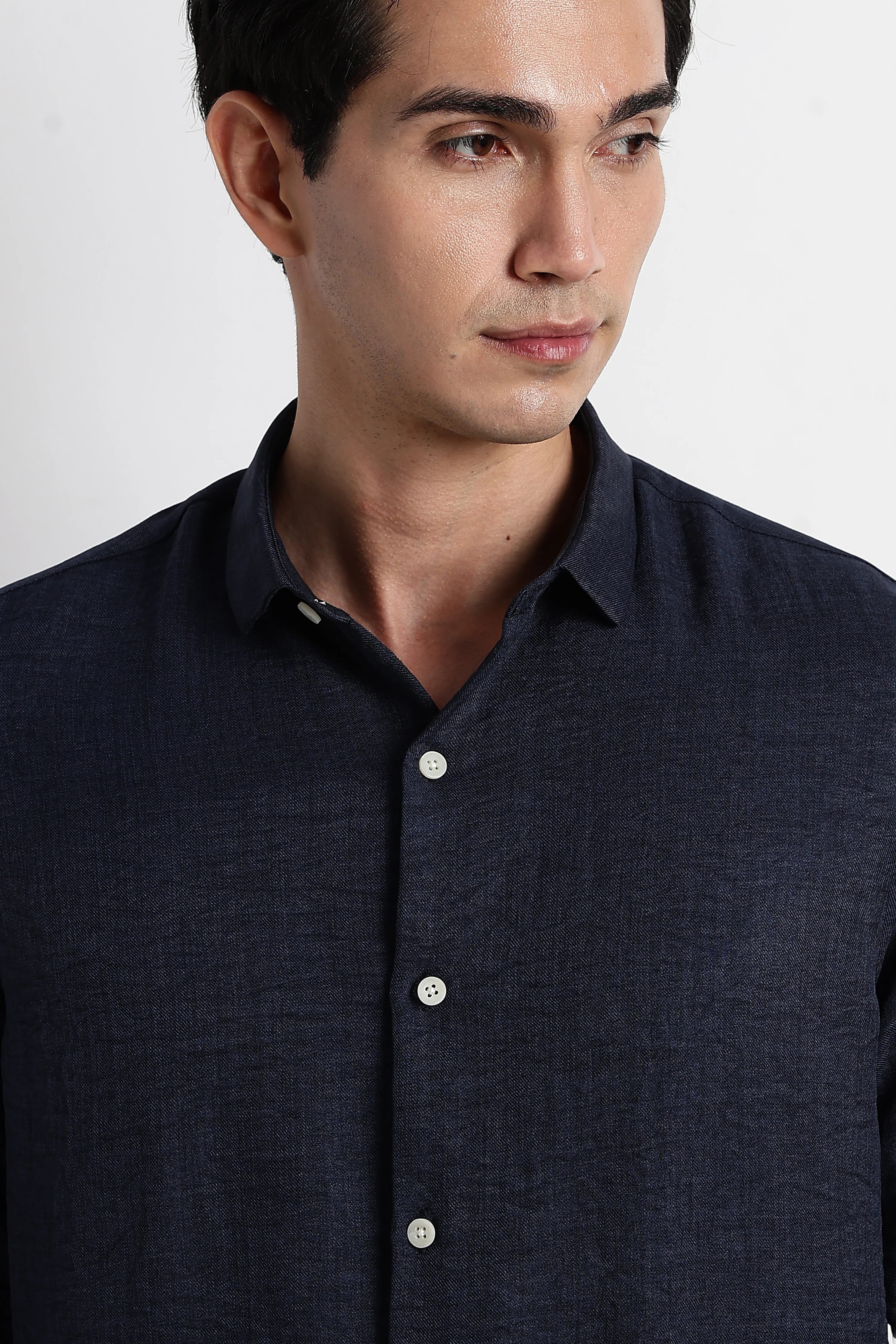 Men Linen-Blend Shirt - Image 8