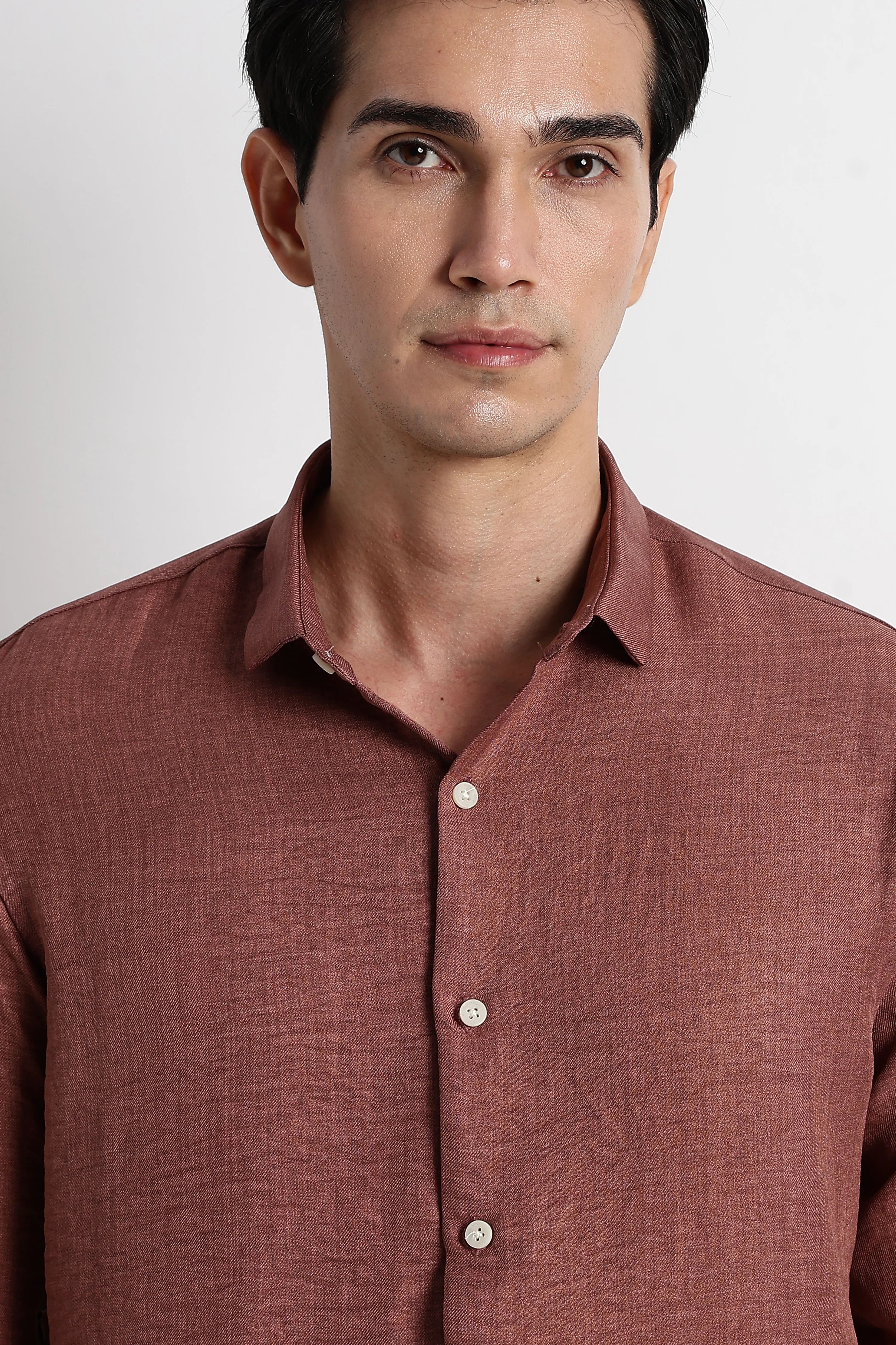 Men Linen-Blend Shirt - Image 3