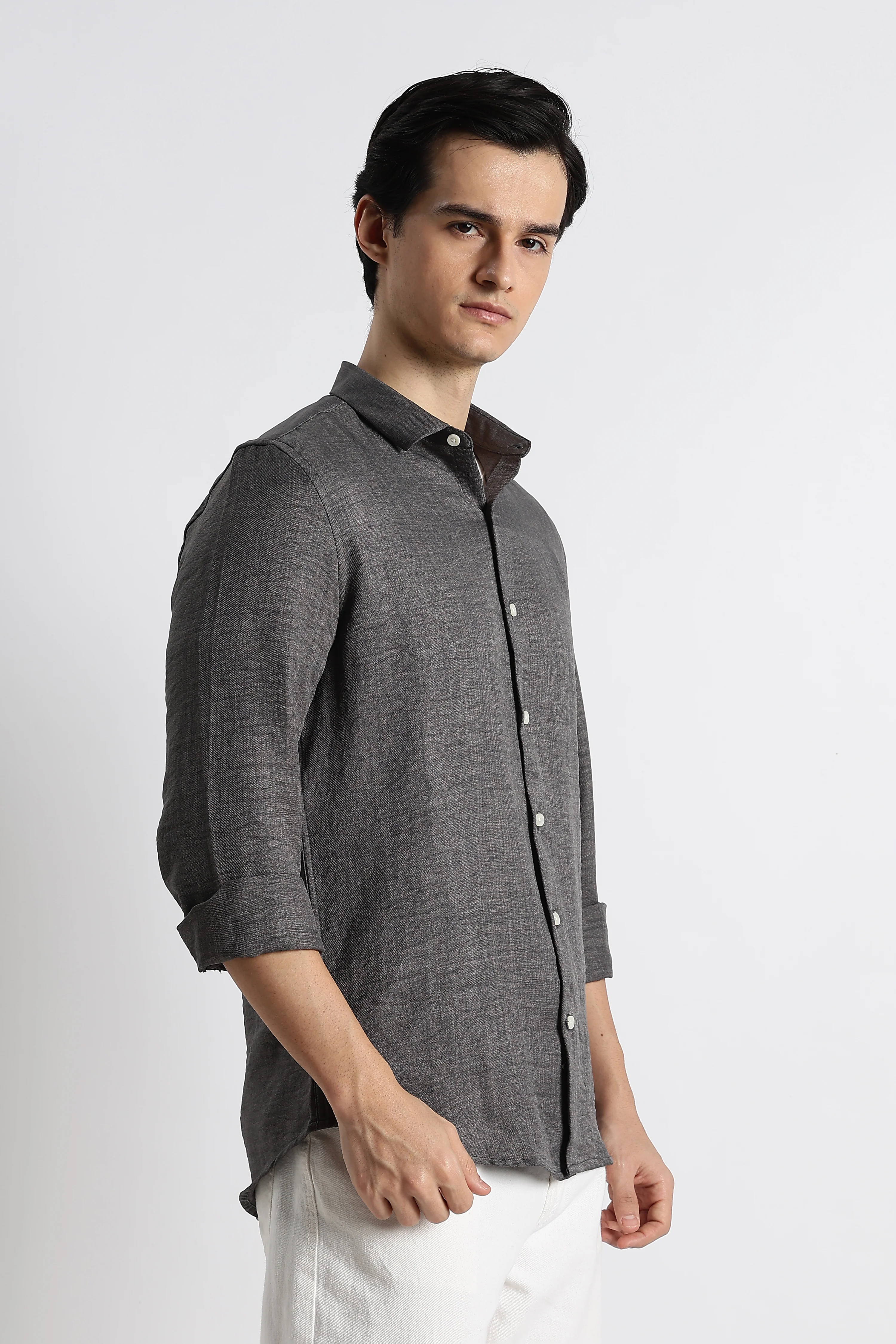 Men Linen-Blend Shirt - Image 10
