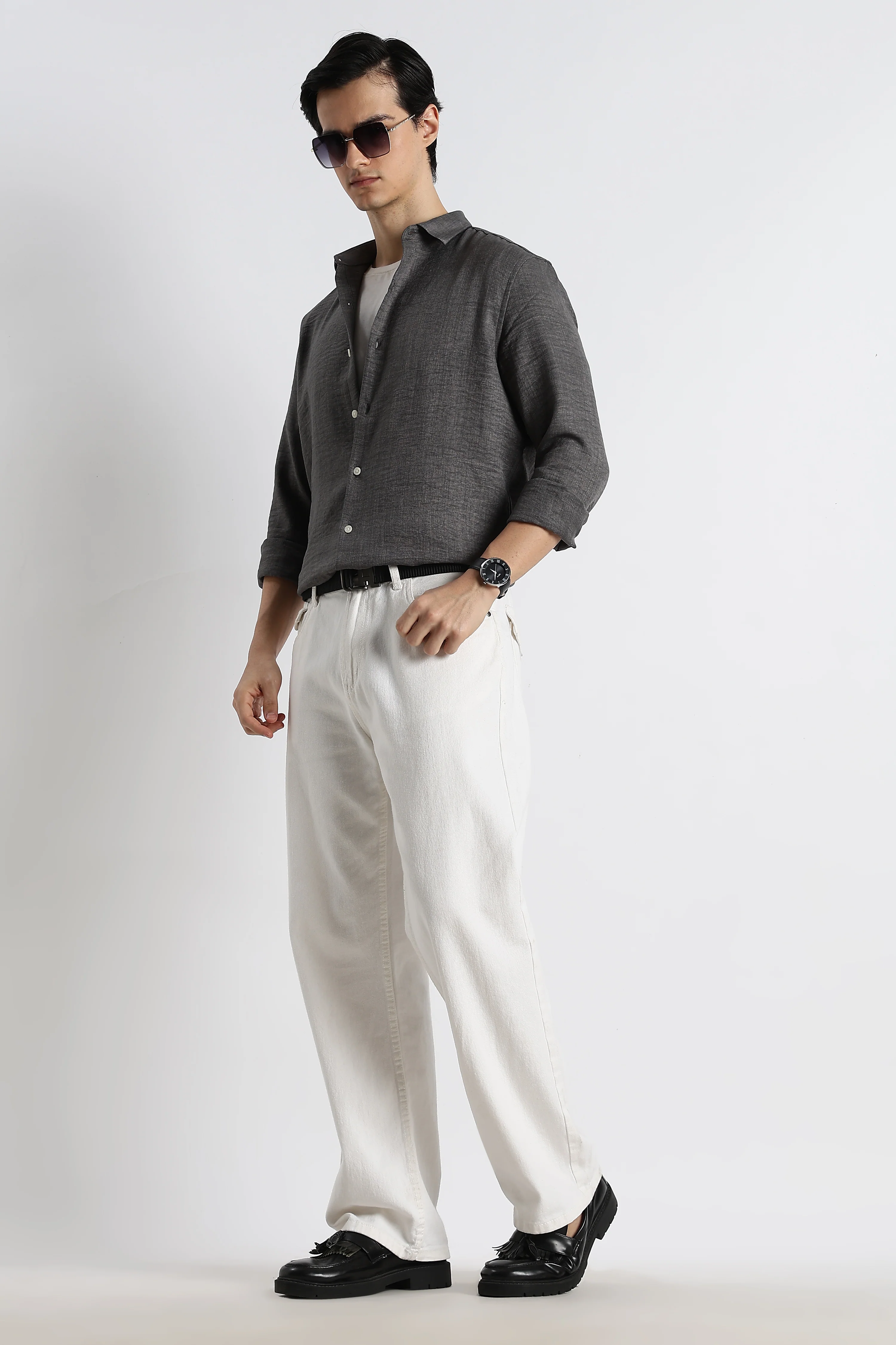Men Linen-Blend Shirt - Image 11