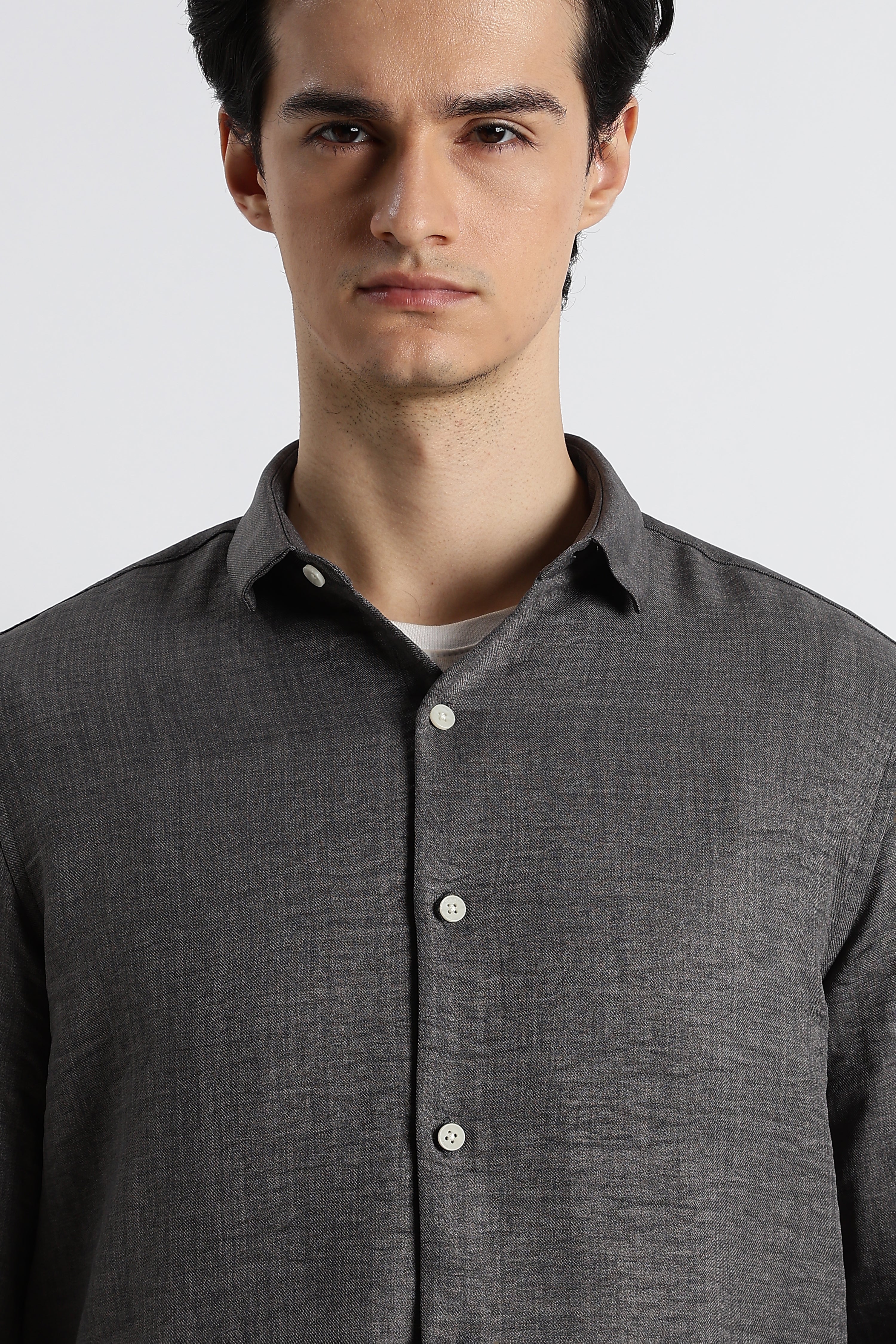Men Linen-Blend Shirt - Image 2
