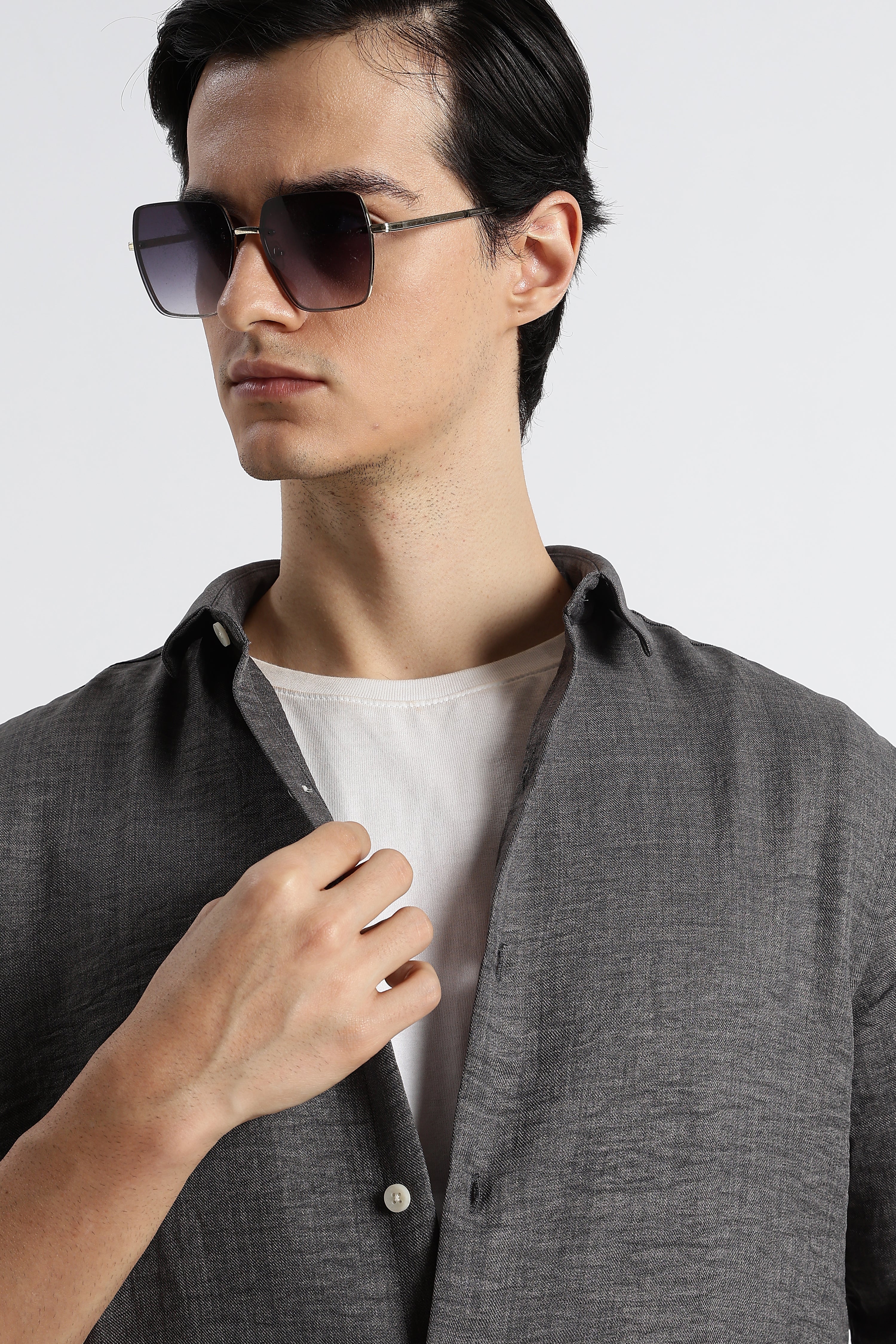 Men Linen-Blend Shirt - Image 5