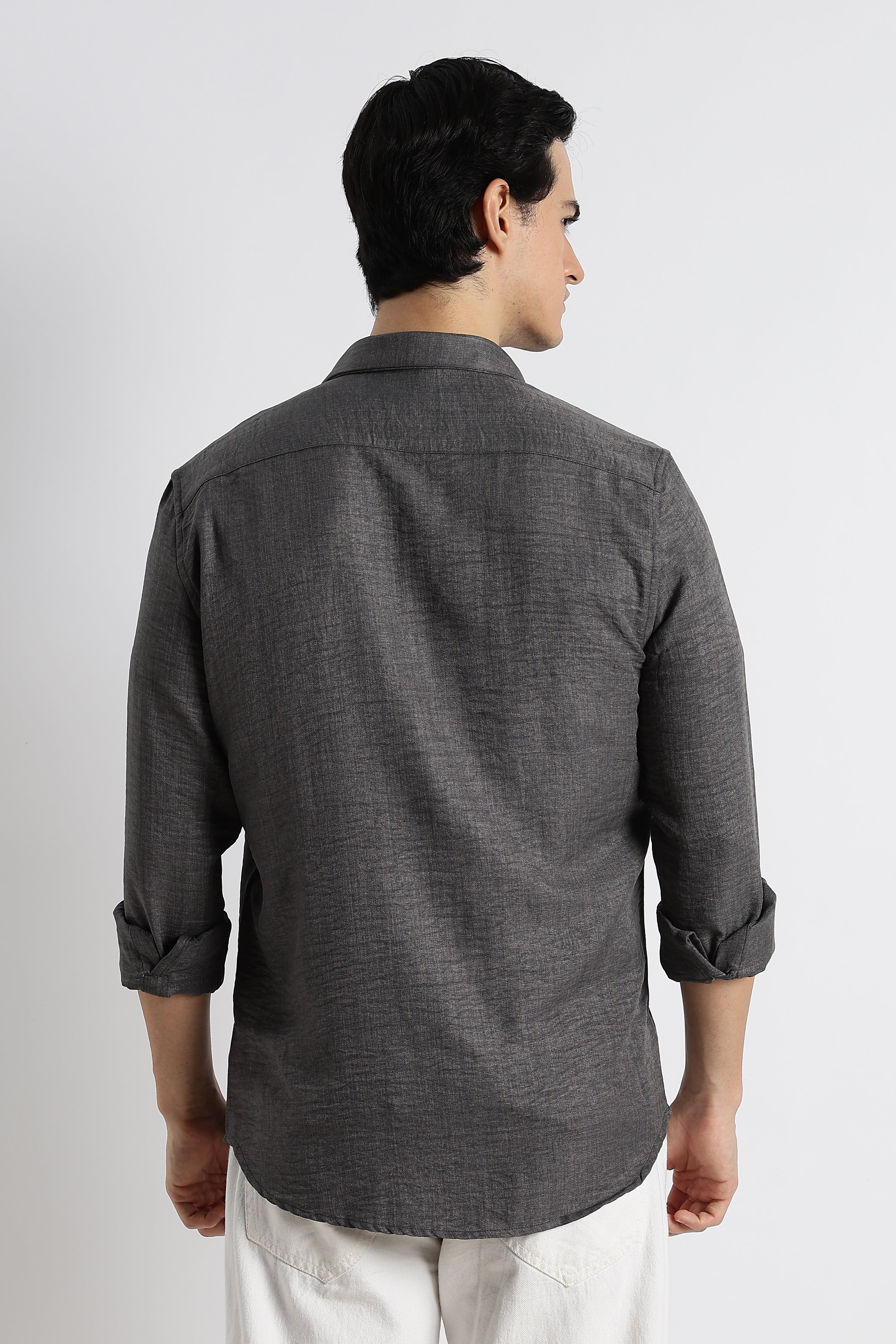 Men Linen-Blend Shirt - Image 7