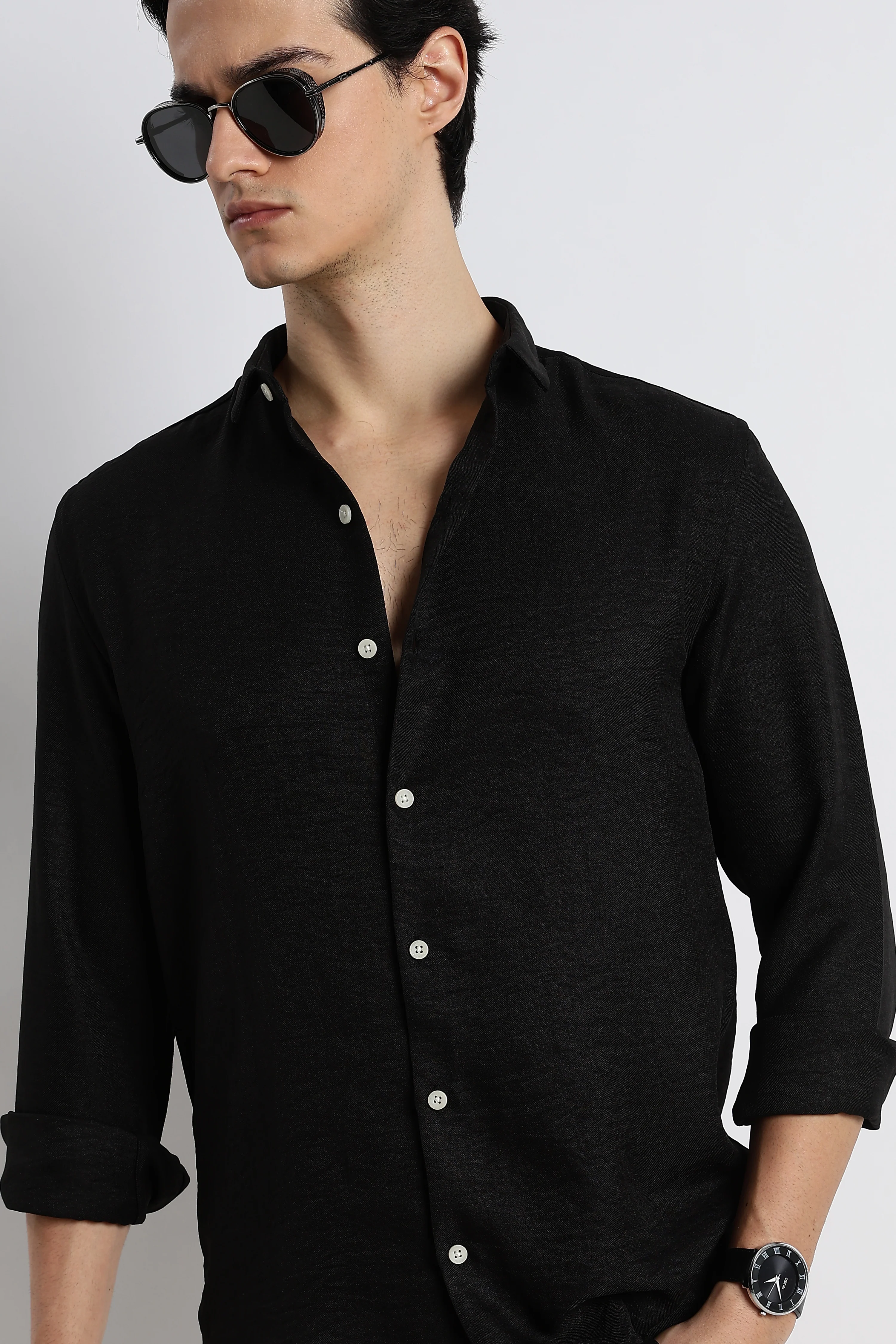 Men Linen-Blend Shirt - Image 10
