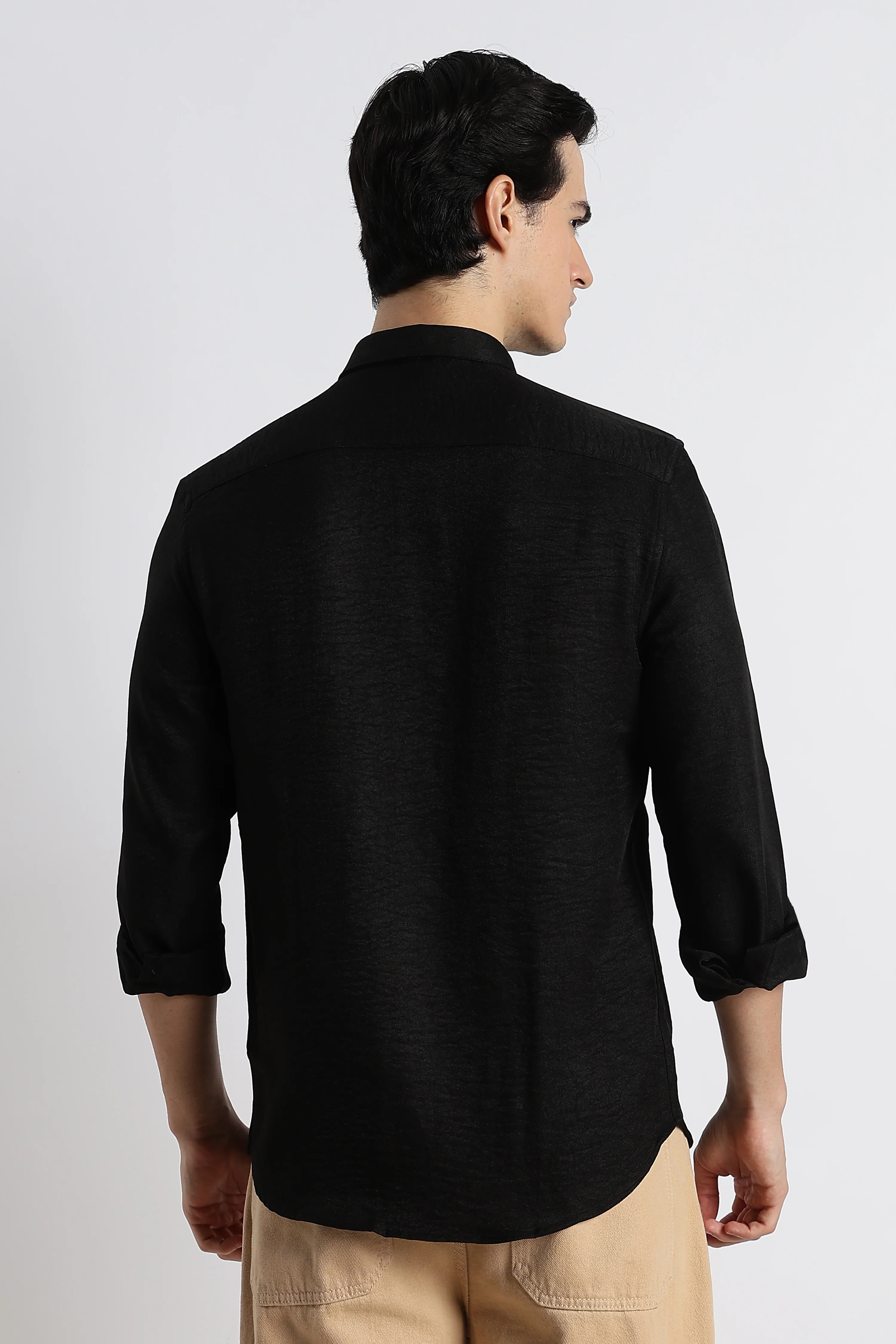 Men Linen-Blend Shirt - Image 3