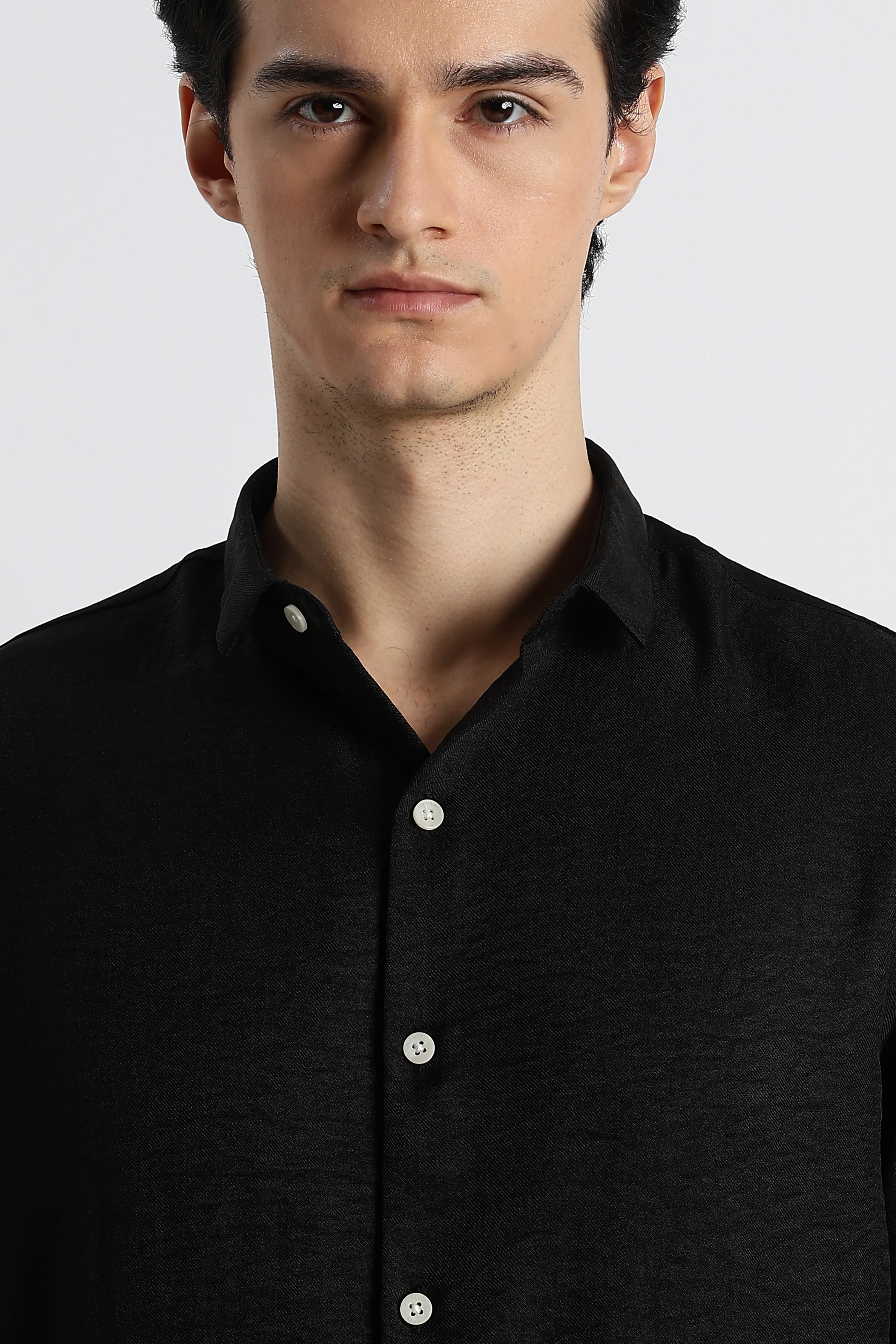 Men Linen-Blend Shirt - Image 5