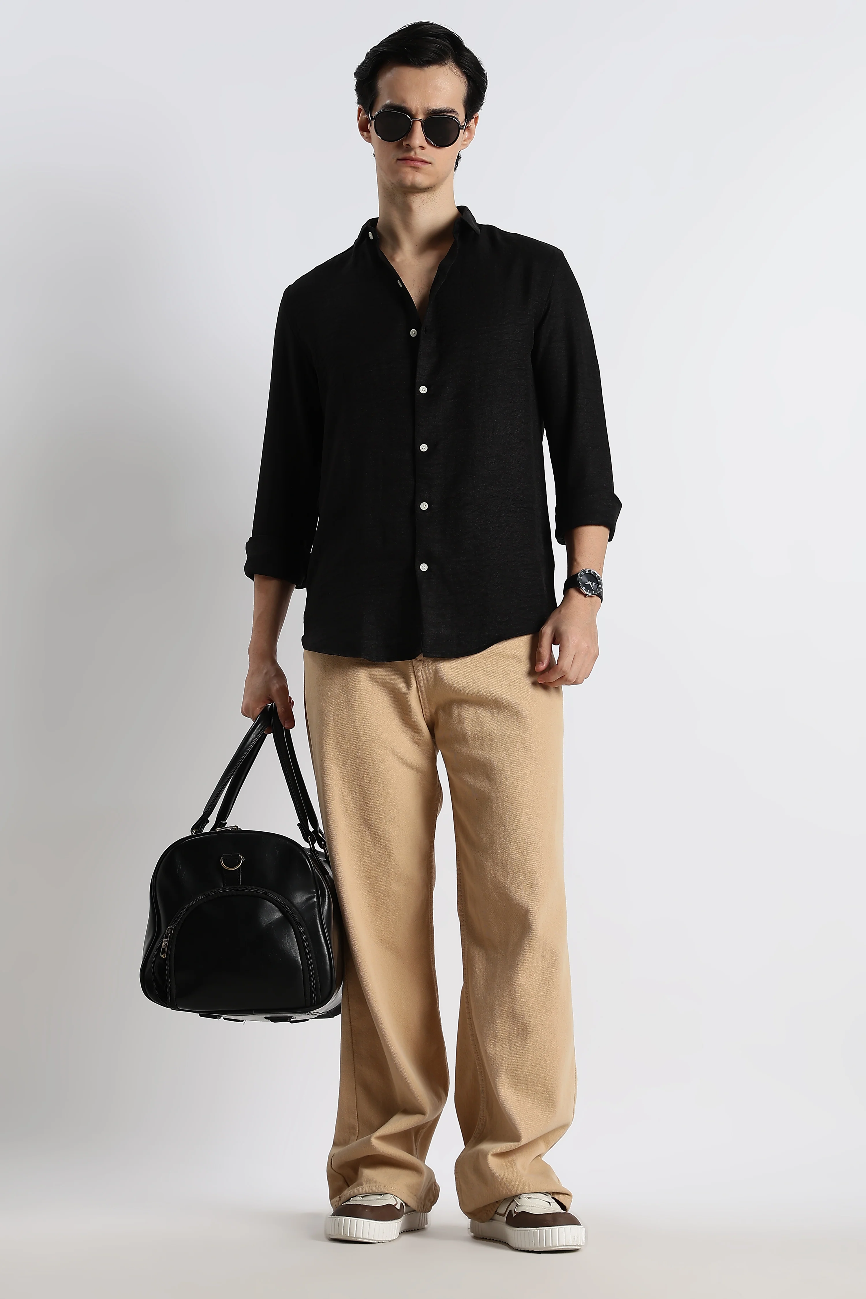 Men Linen-Blend Shirt - Image 6