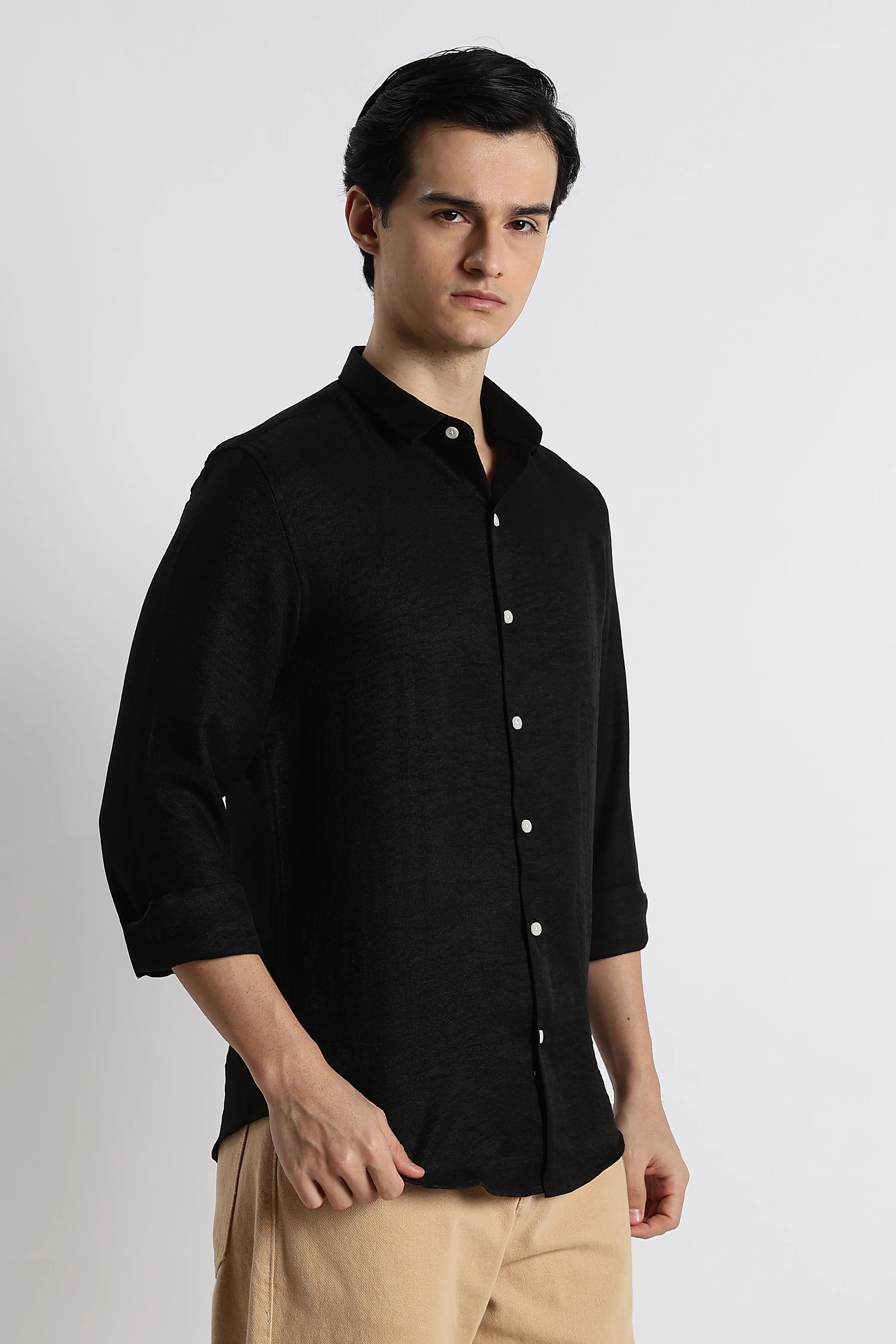 Men Linen-Blend Shirt - Image 8