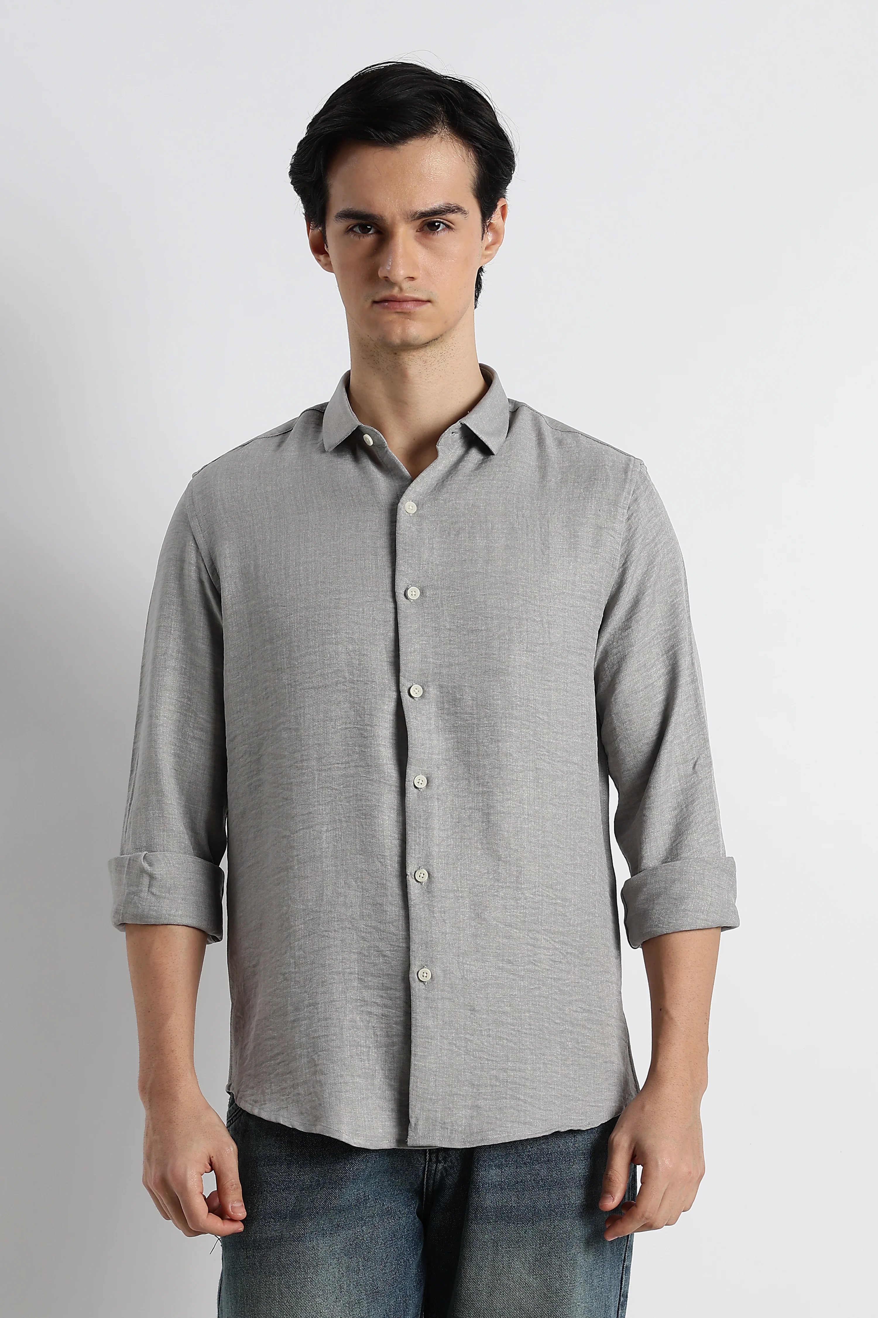 Men Linen-Blend Shirt - Image 10