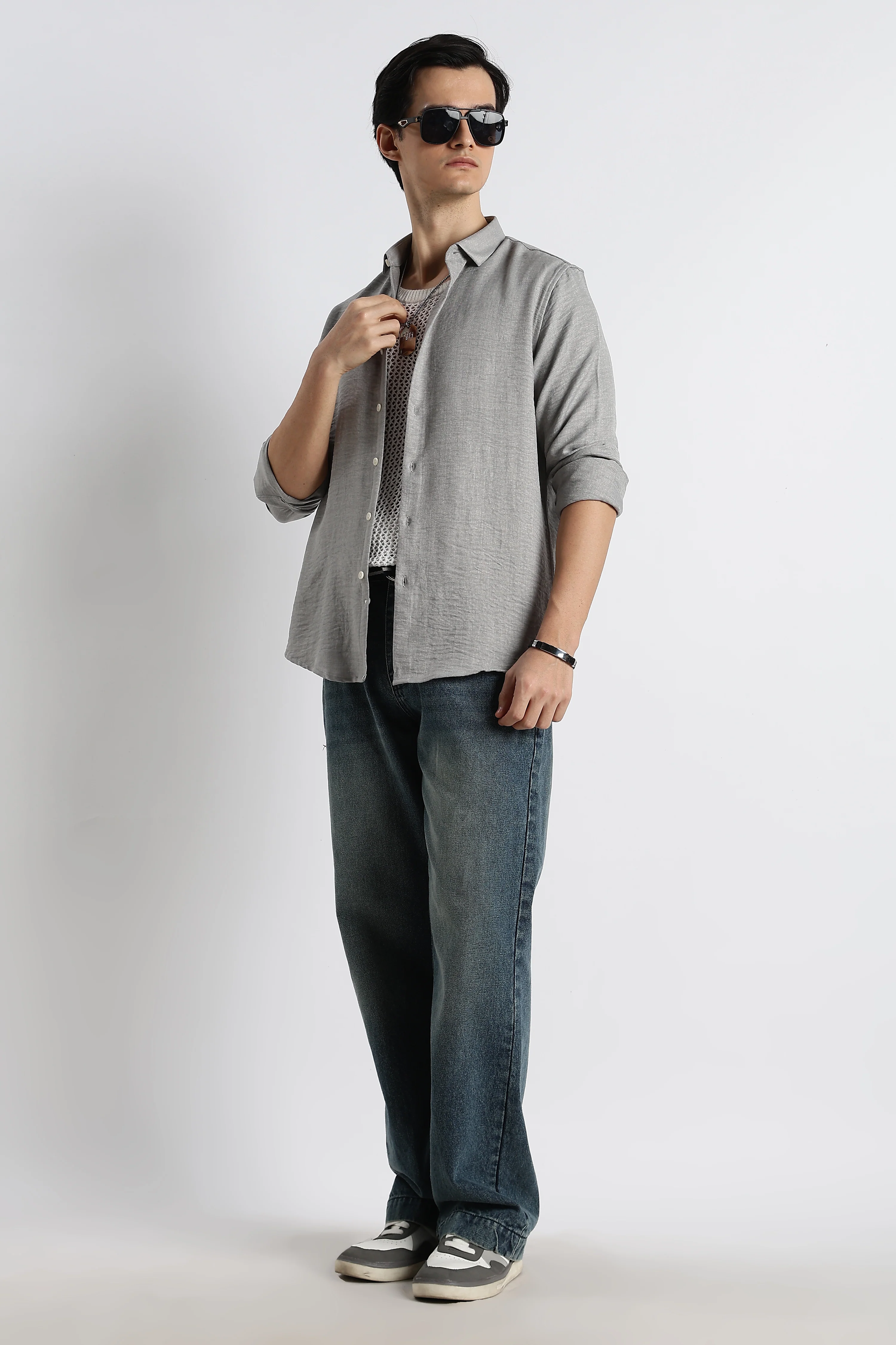 Men Linen-Blend Shirt - Image 2