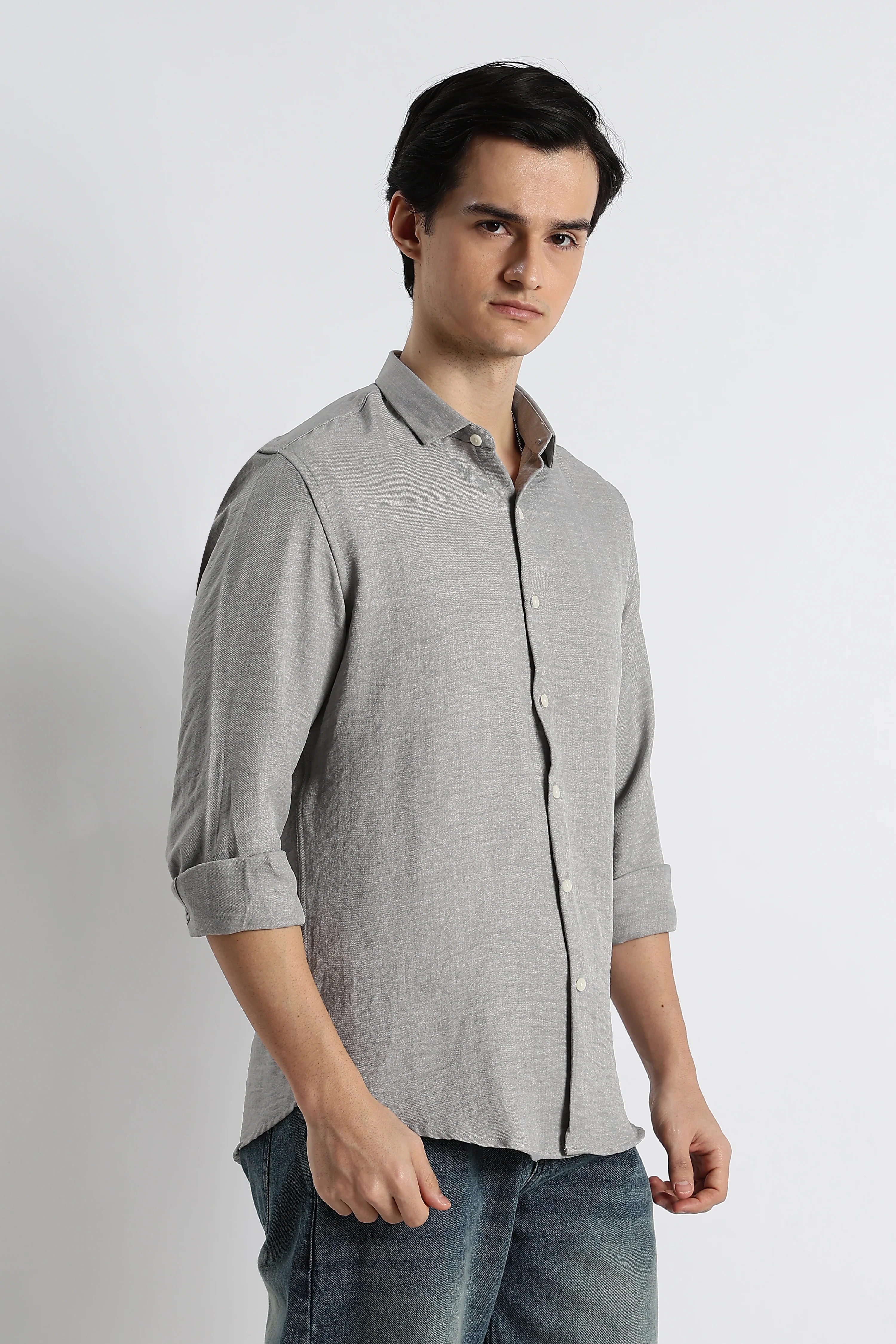 Men Linen-Blend Shirt - Image 6