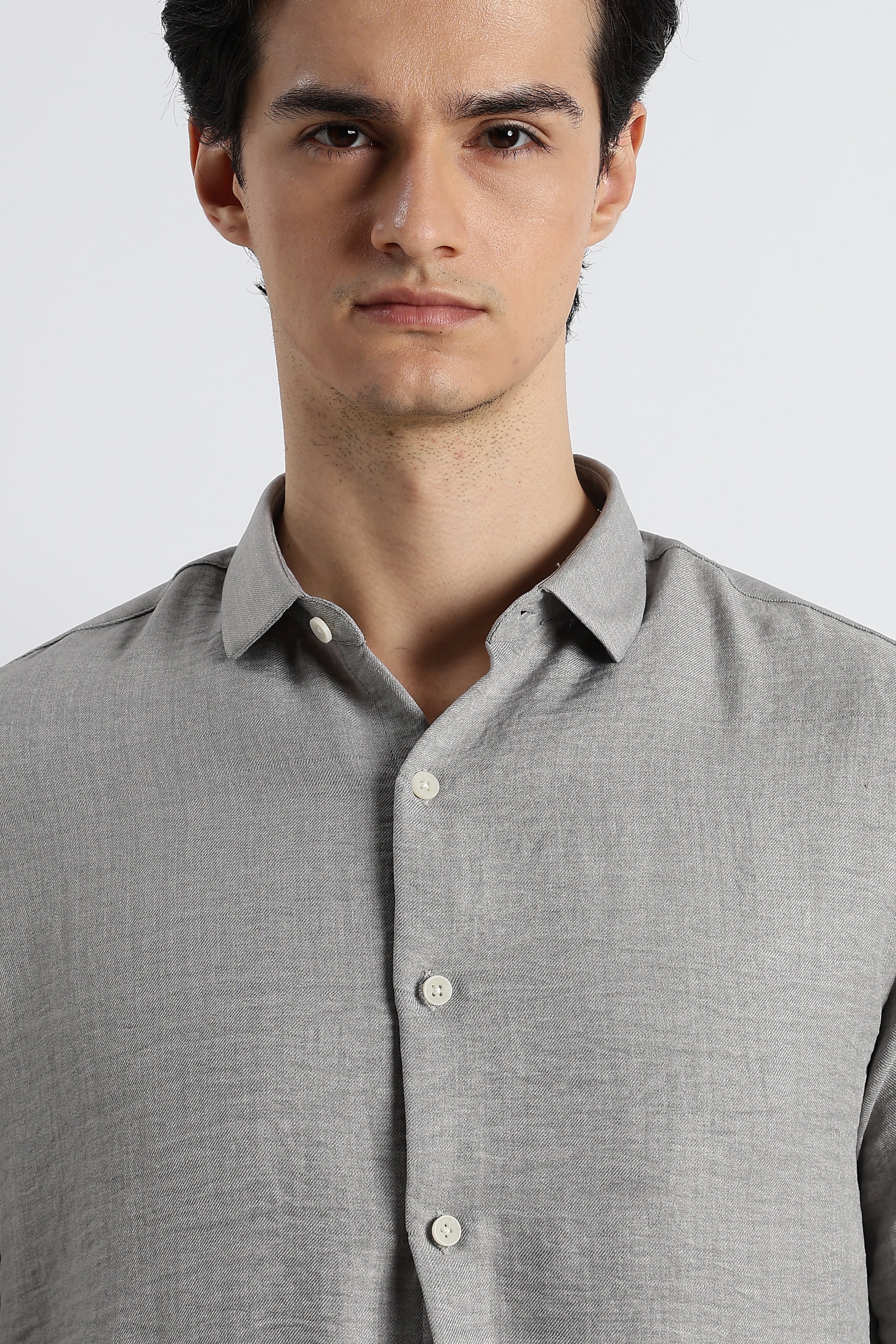 Men Linen-Blend Shirt - Image 9