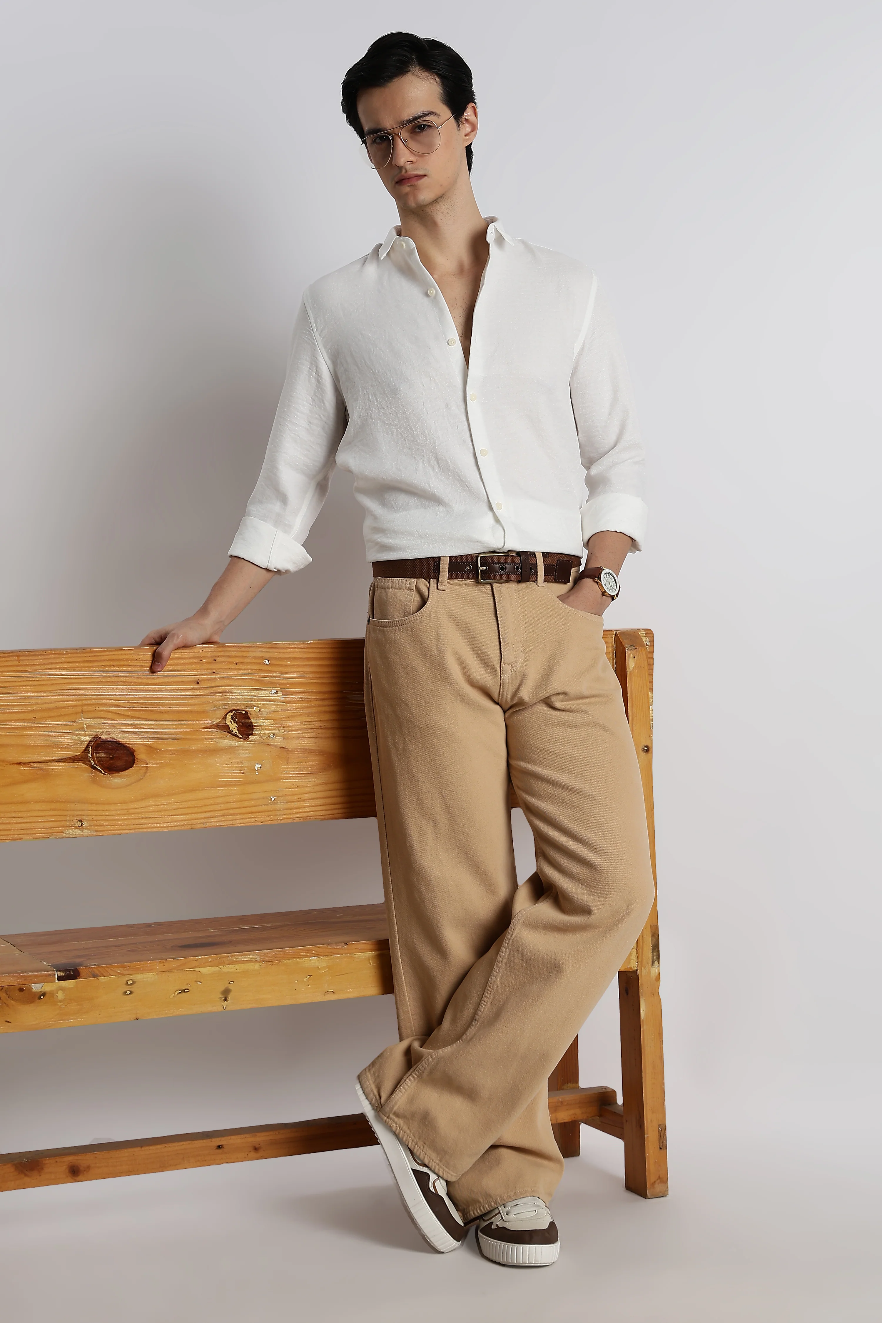 Men Linen-Blend Shirt - Image 8
