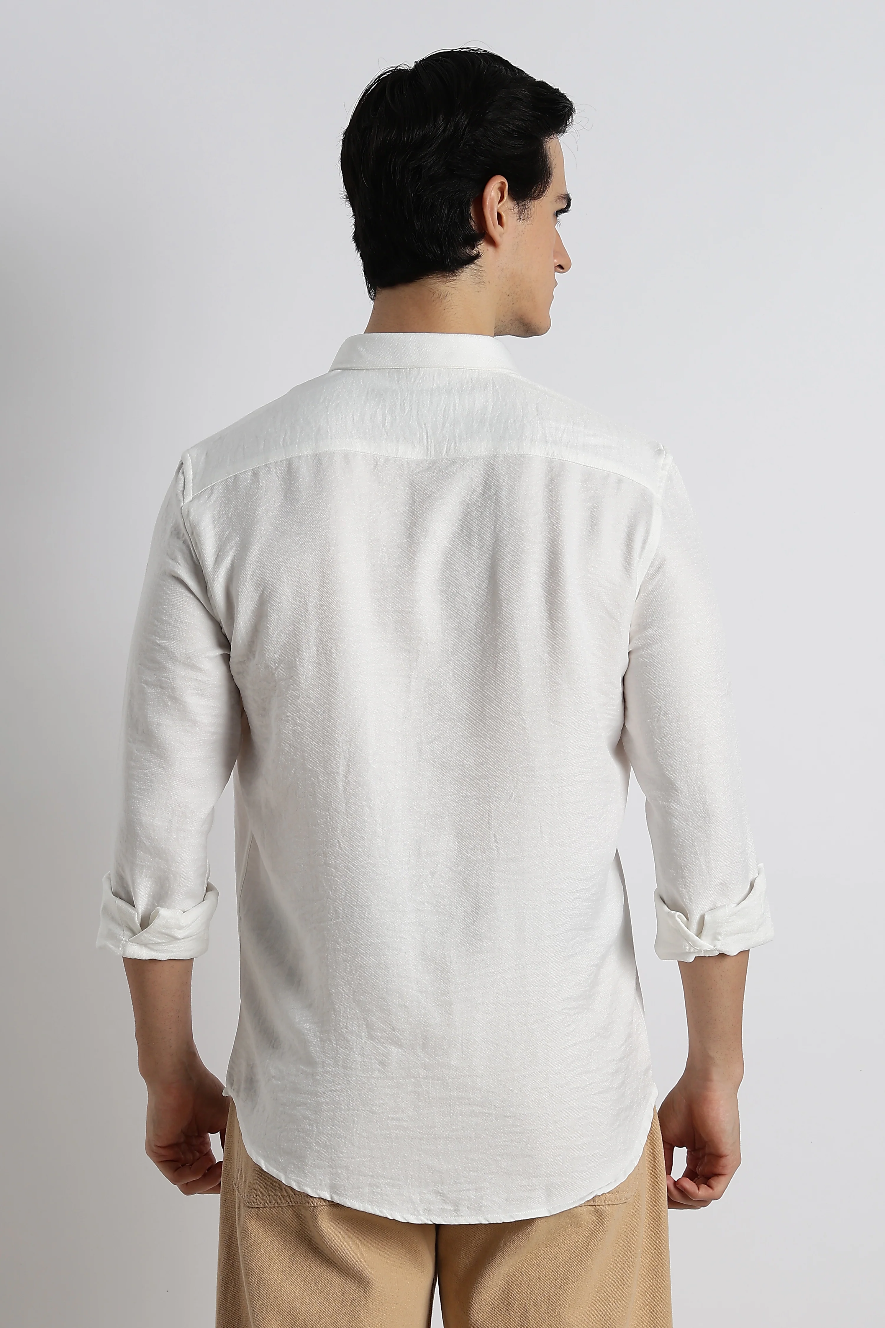 Men Linen-Blend Shirt - Image 9