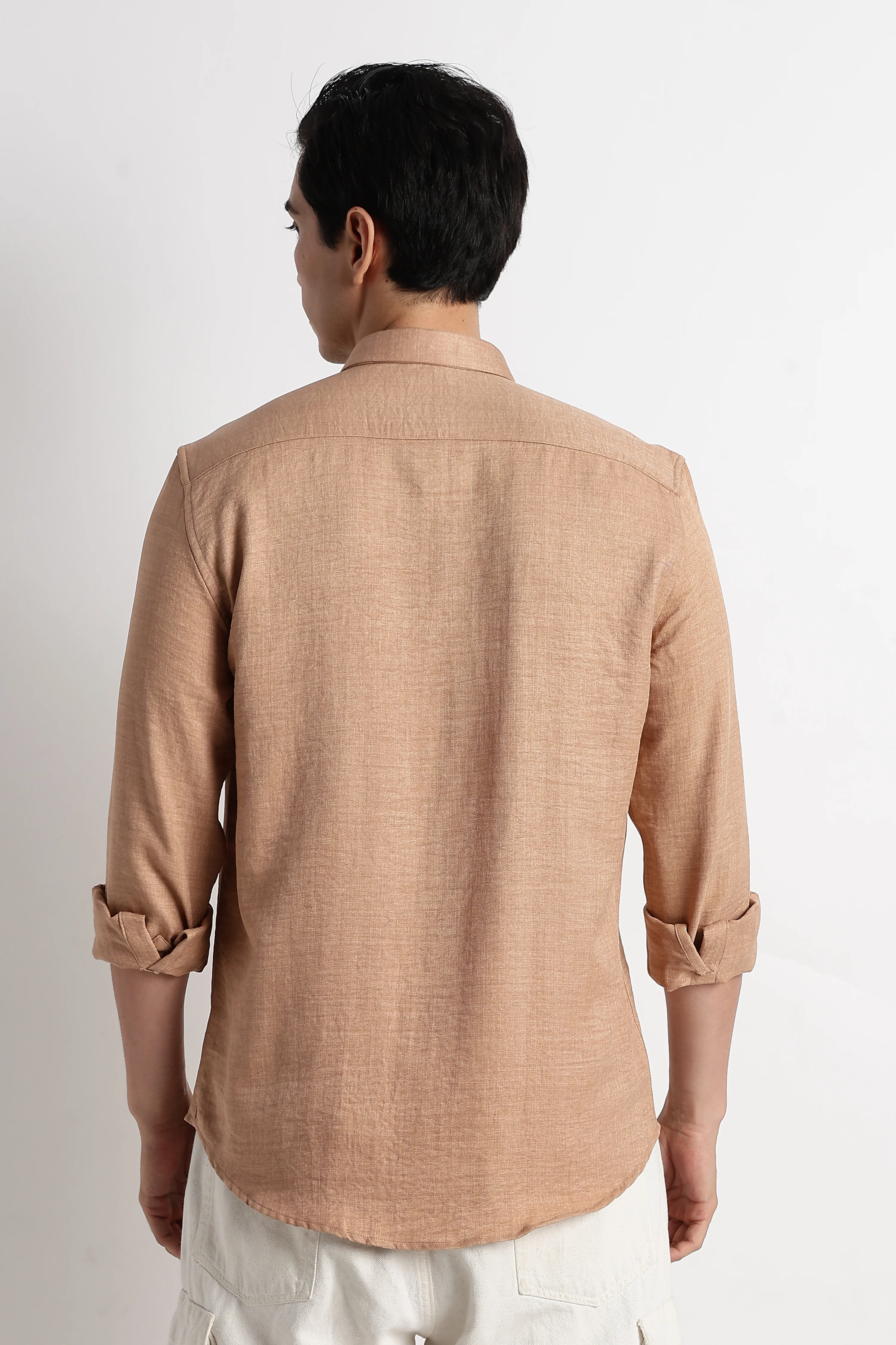 Men Linen-Blend Shirt - Image 4