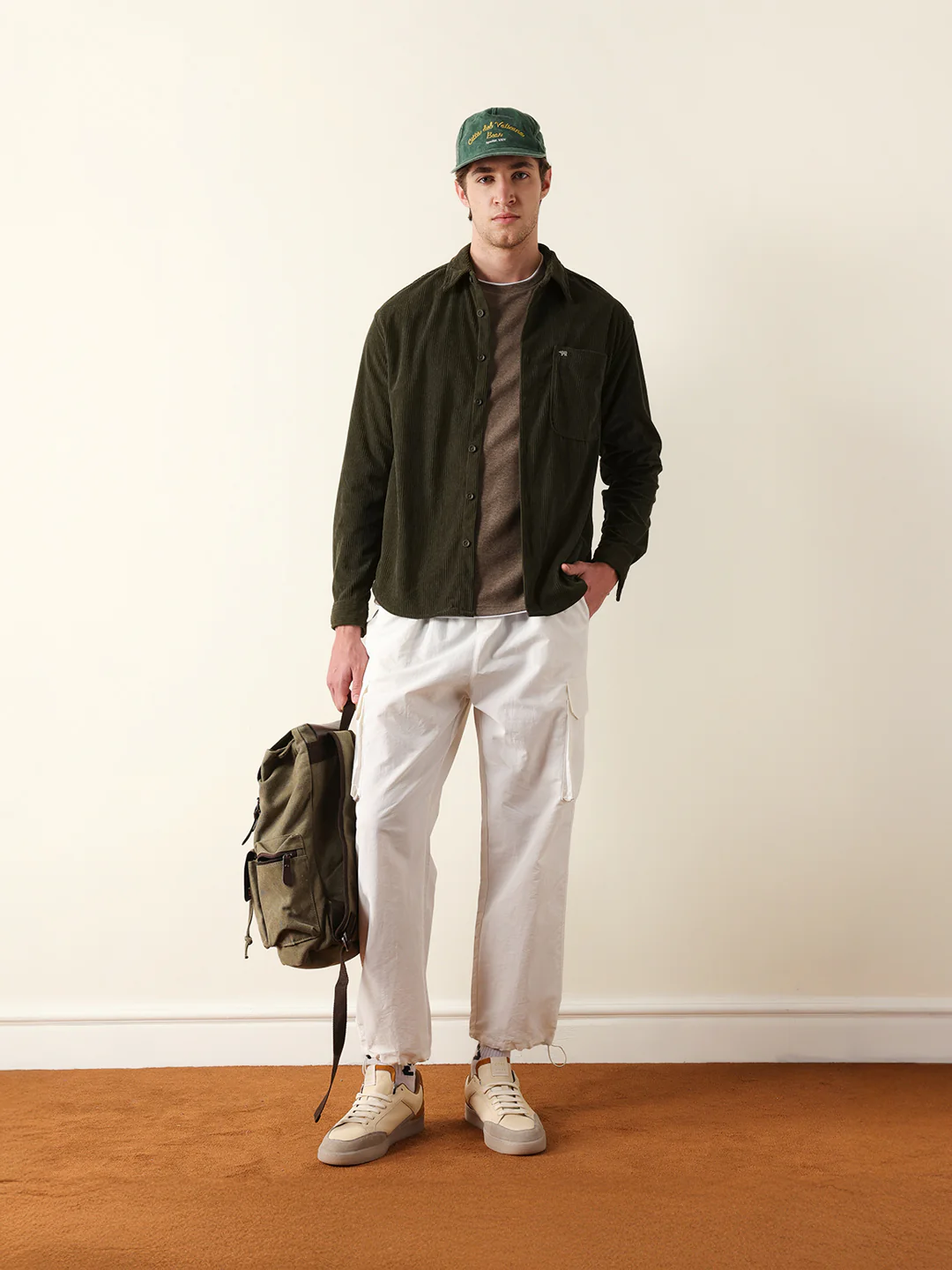 Men Long Sleeve Oversized Shirt - Image 2