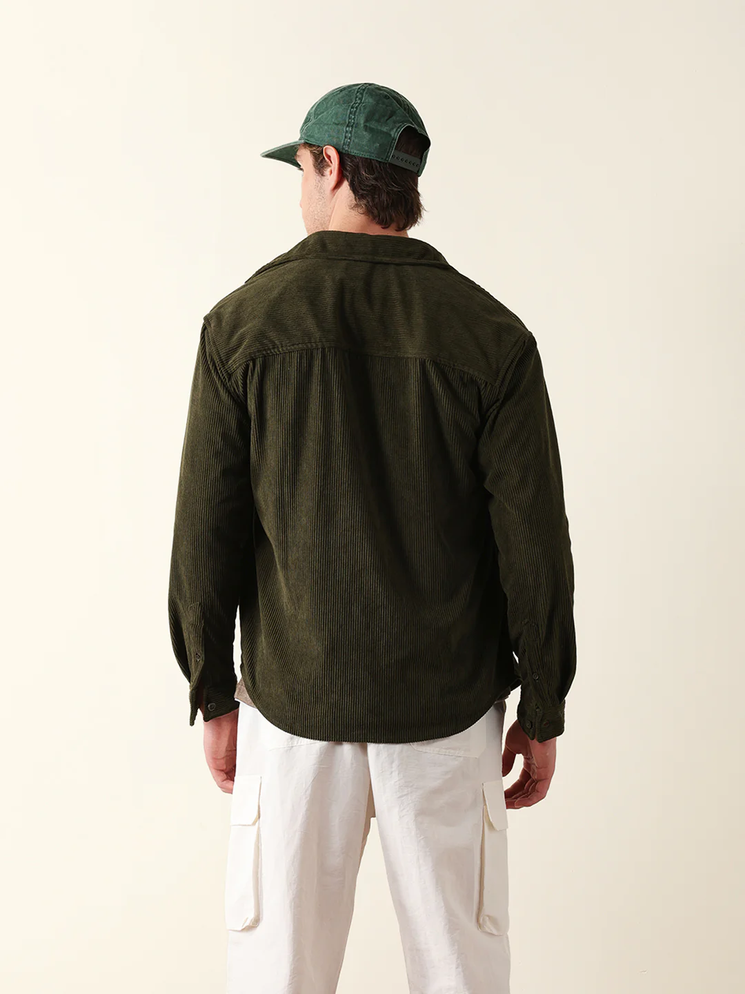 Men Long Sleeve Oversized Shirt - Image 7