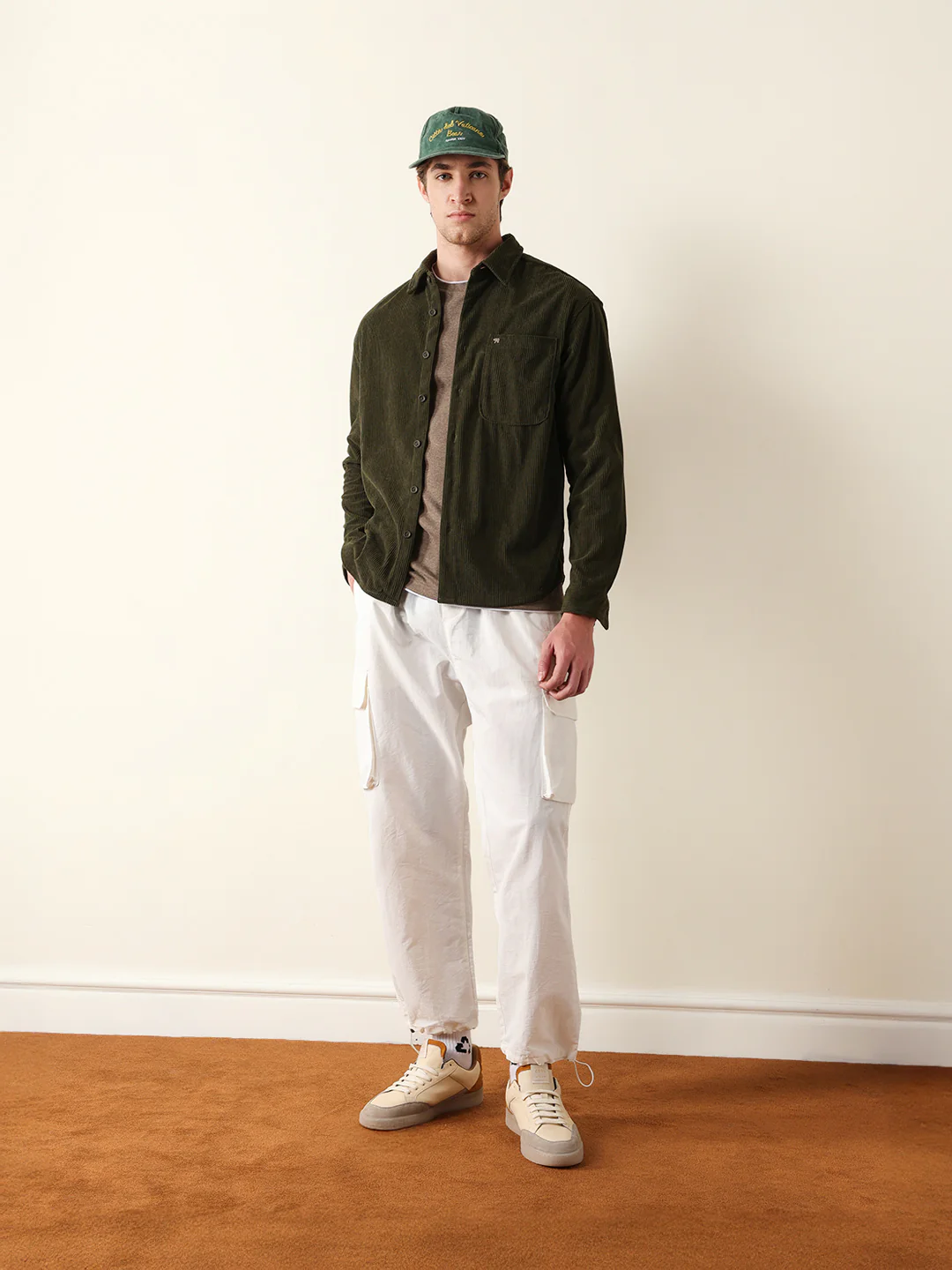Men Long Sleeve Oversized Shirt - Image 8