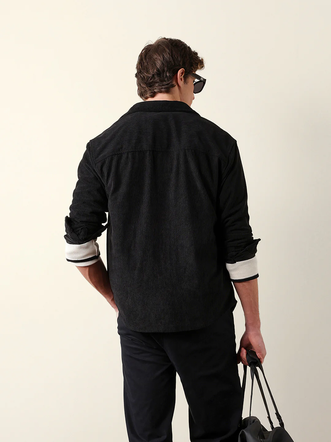 Men Long Sleeve Oversized Shirt - Image 7