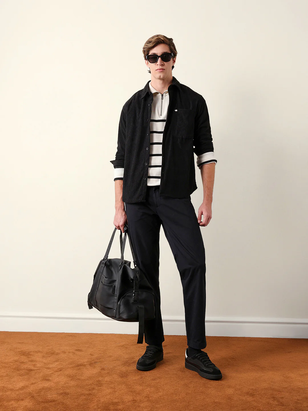 Men Long Sleeve Oversized Shirt - Image 8