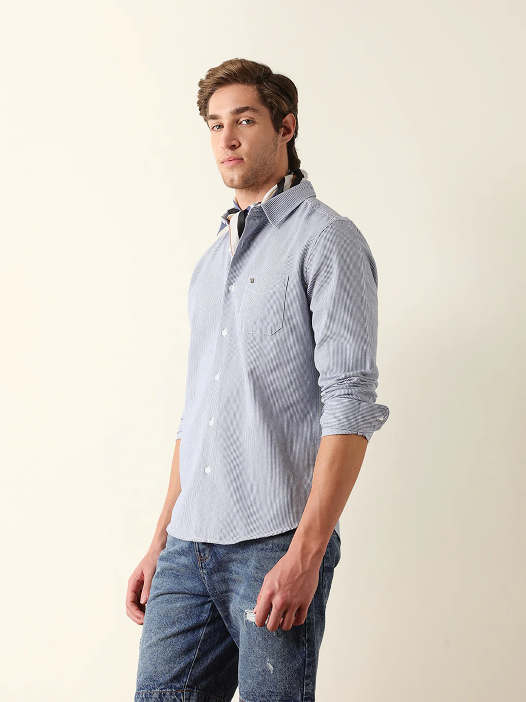 Men Long Sleeves Shirt - Image 4