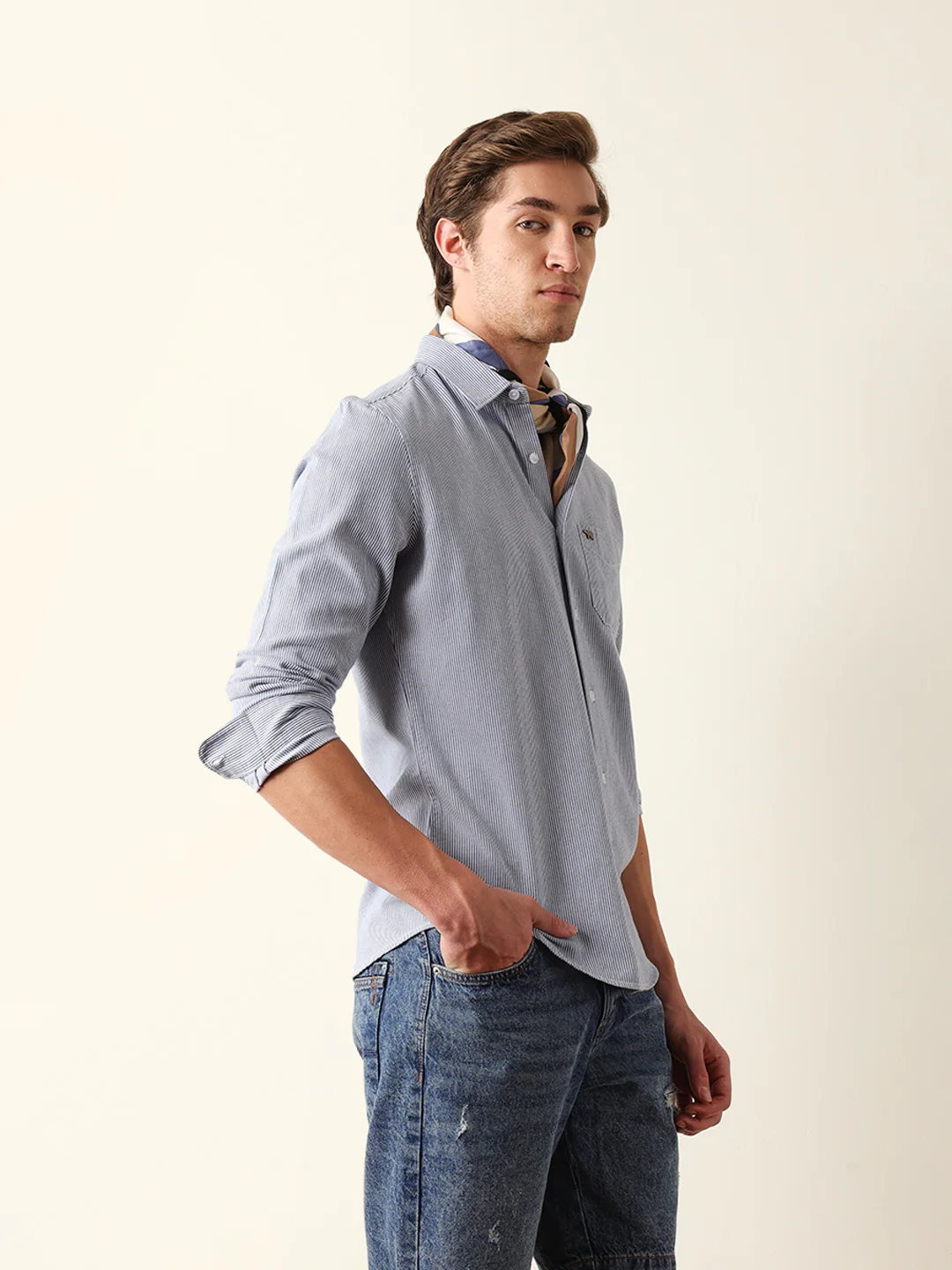 Men Long Sleeves Shirt - Image 5